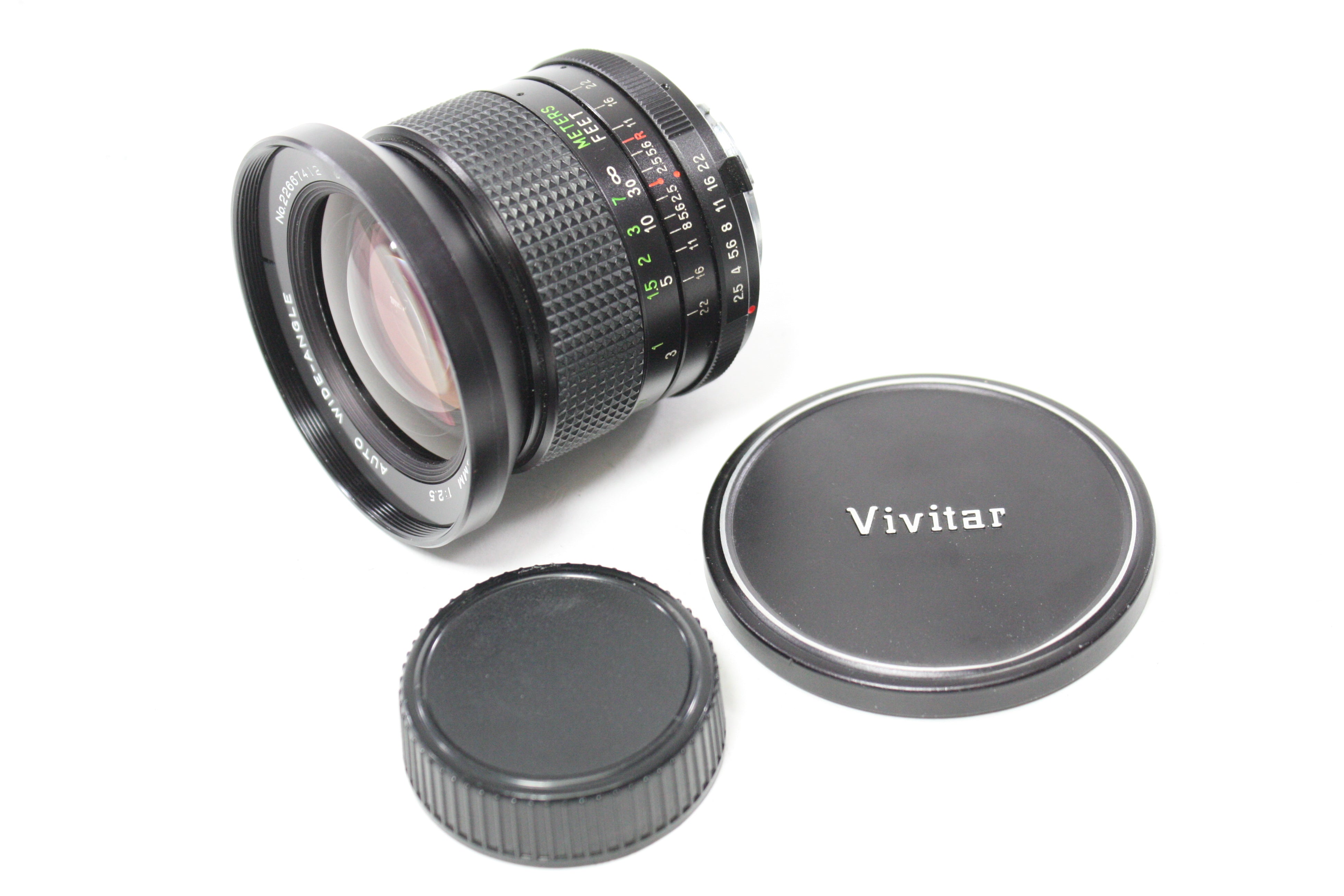 Vivitar 28mm f/2.5 Auto Wide Angle Lens for Minolta MD Mount