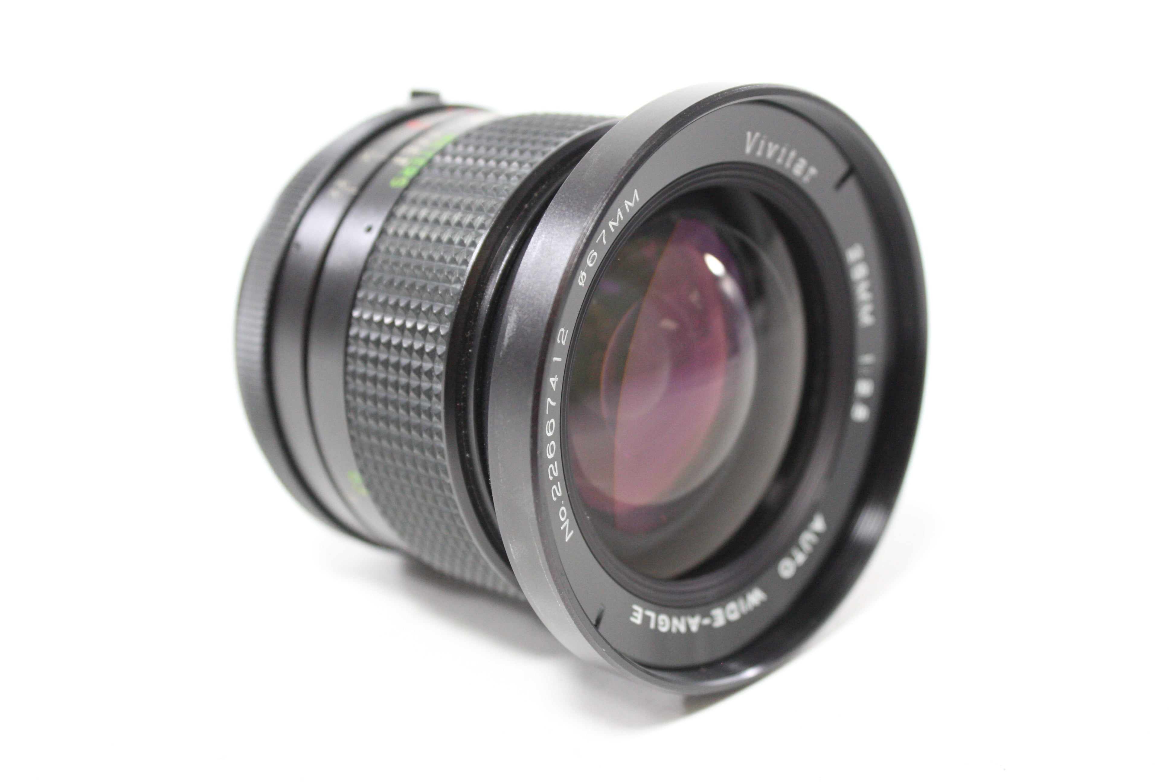 Vivitar 28mm f/2.5 Auto Wide Angle Lens for Minolta MD Mount