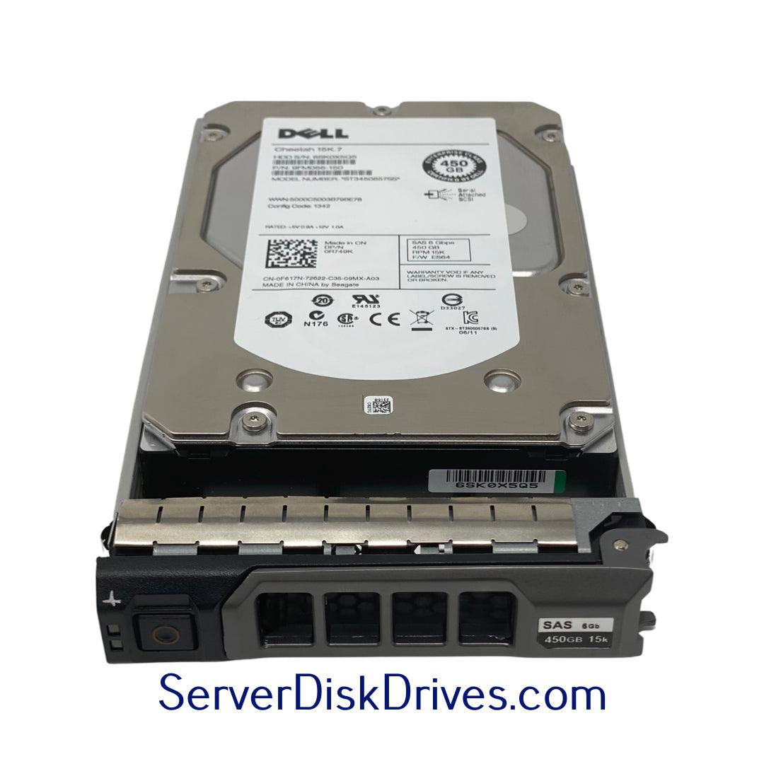 Dell 450GB 15K 6Gbps 3.5" SAS R749K ST3450857SS Hard Drive