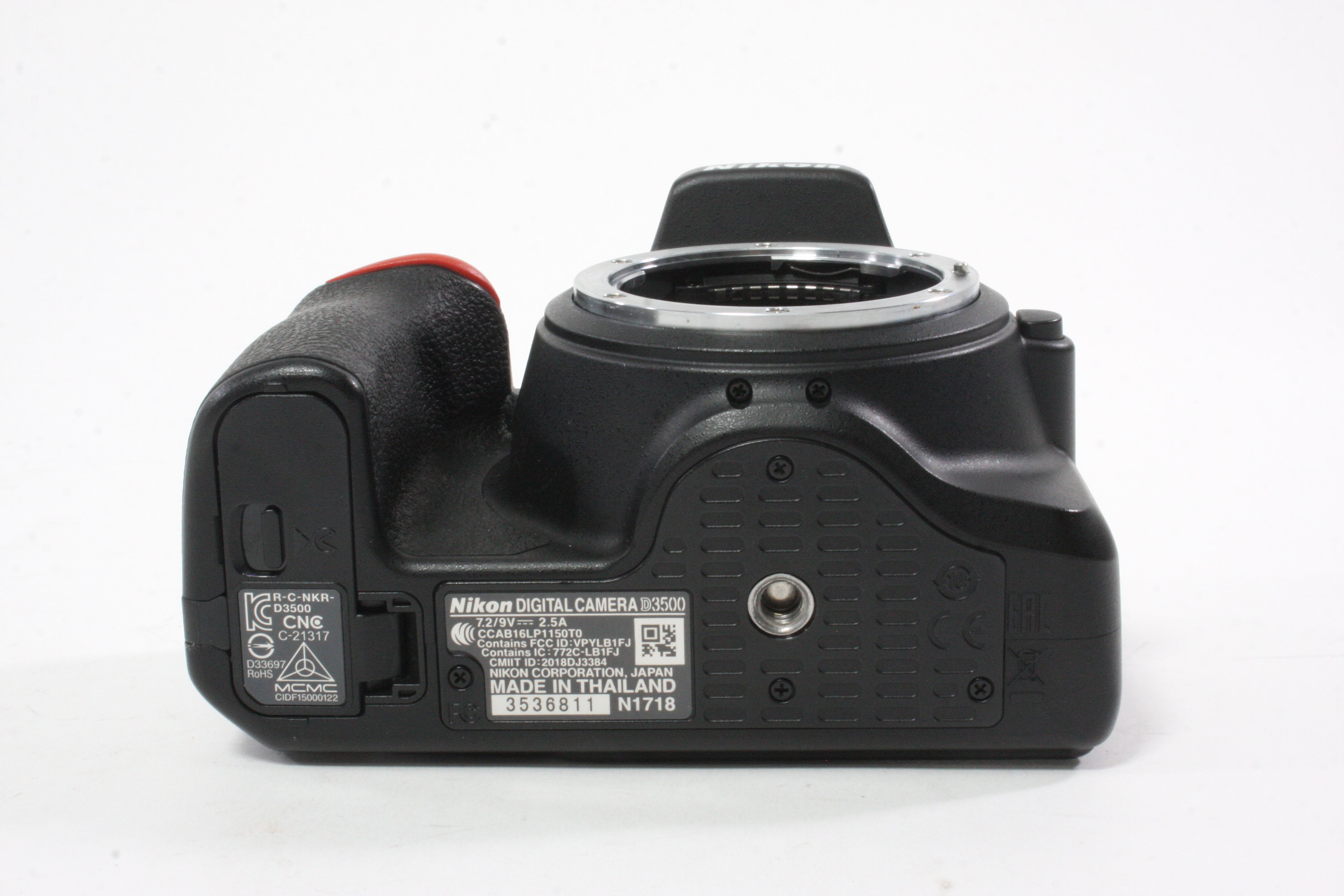 Nikon D3500 Digital with 18-55mm f/3.5-5.6 G VR AF-P DX NIKKOR for F Mount with a Shutter Count of 5,265