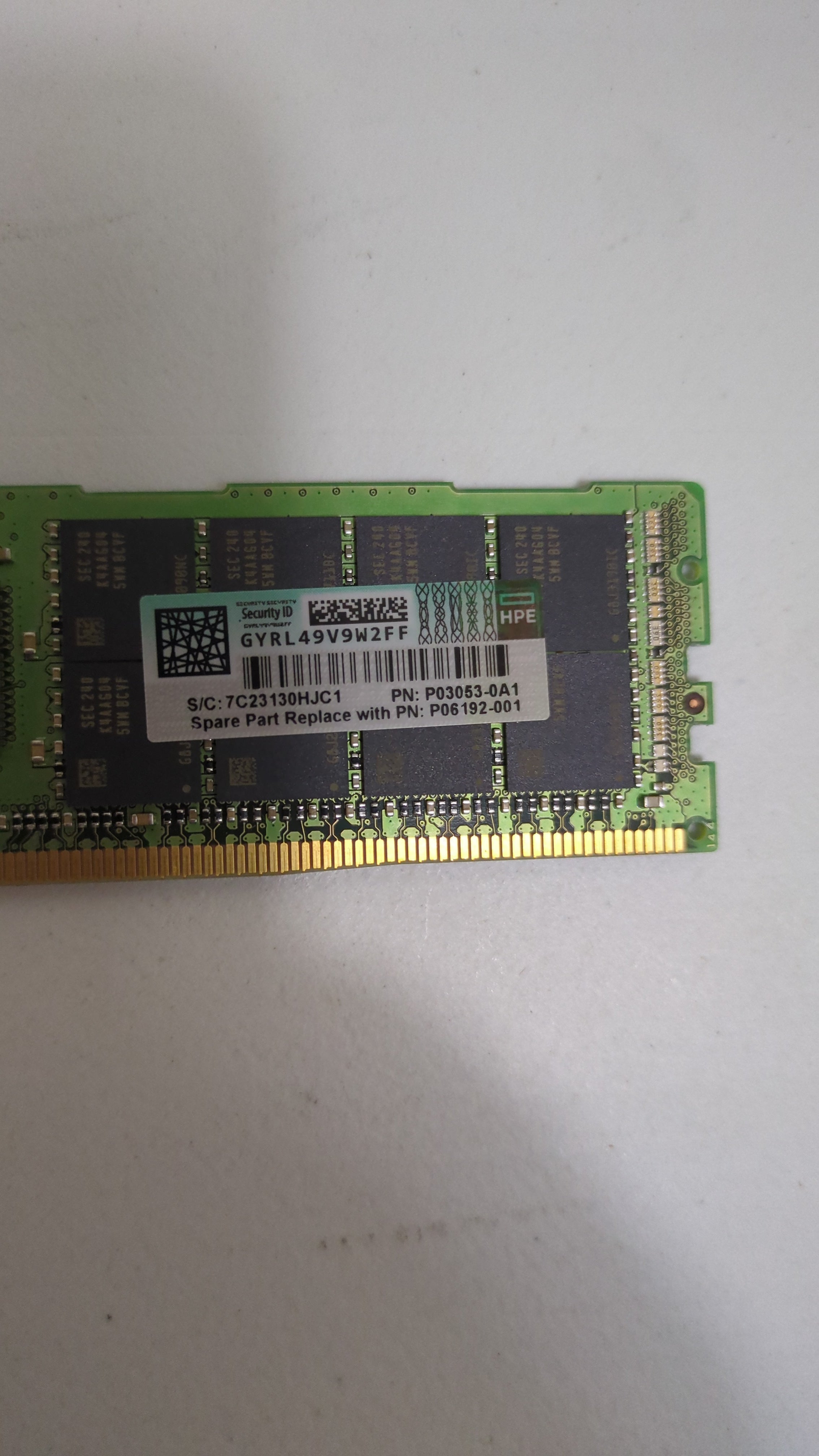 Samsung M393A8G40MB2 64GB RDIMM - Side View | Alo Tech Solutions