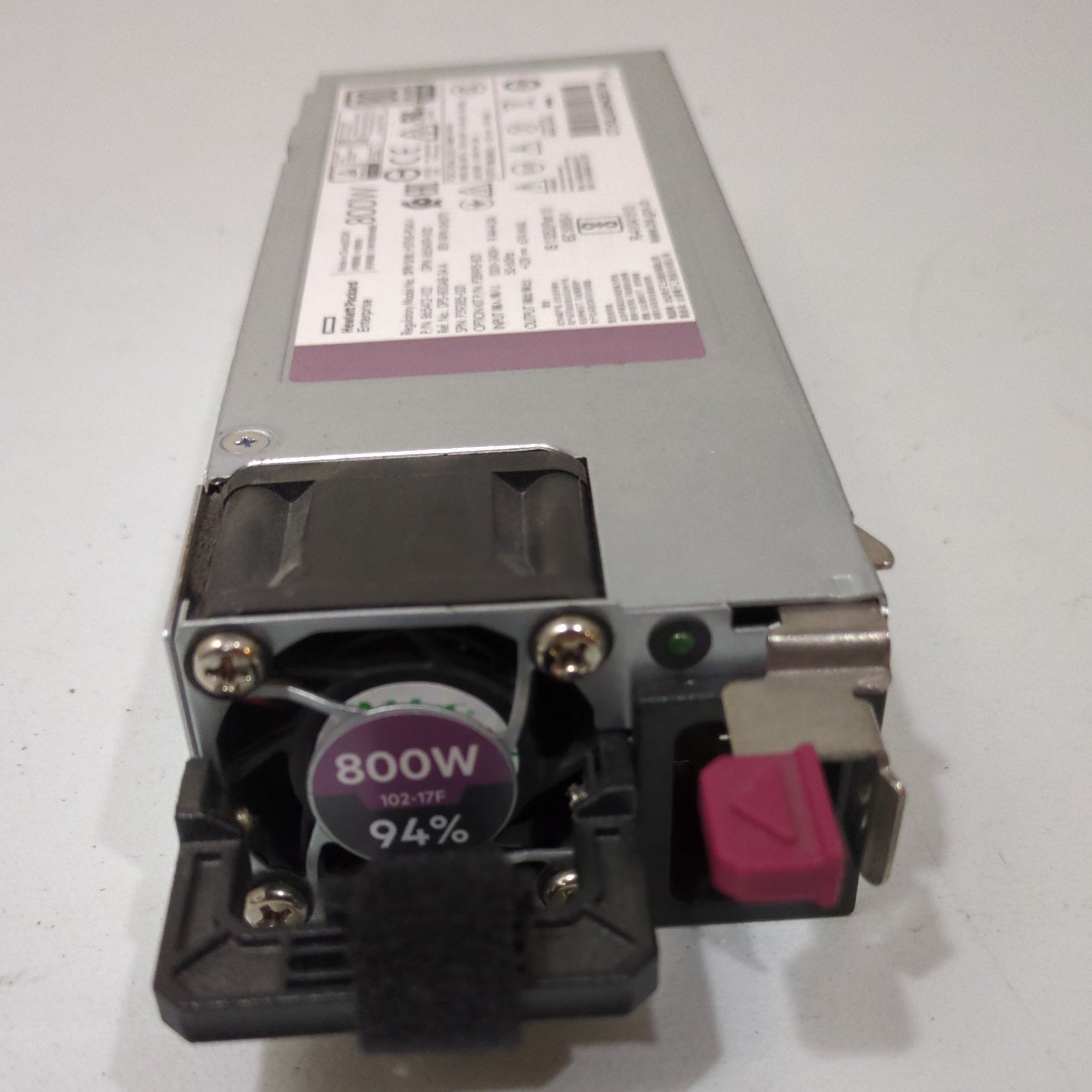 HPE 865412-102 800W Flex Slot Platinum Hot Plug Power Supply Kit 865412-102 865409-002 P39385-001 P38995-B21