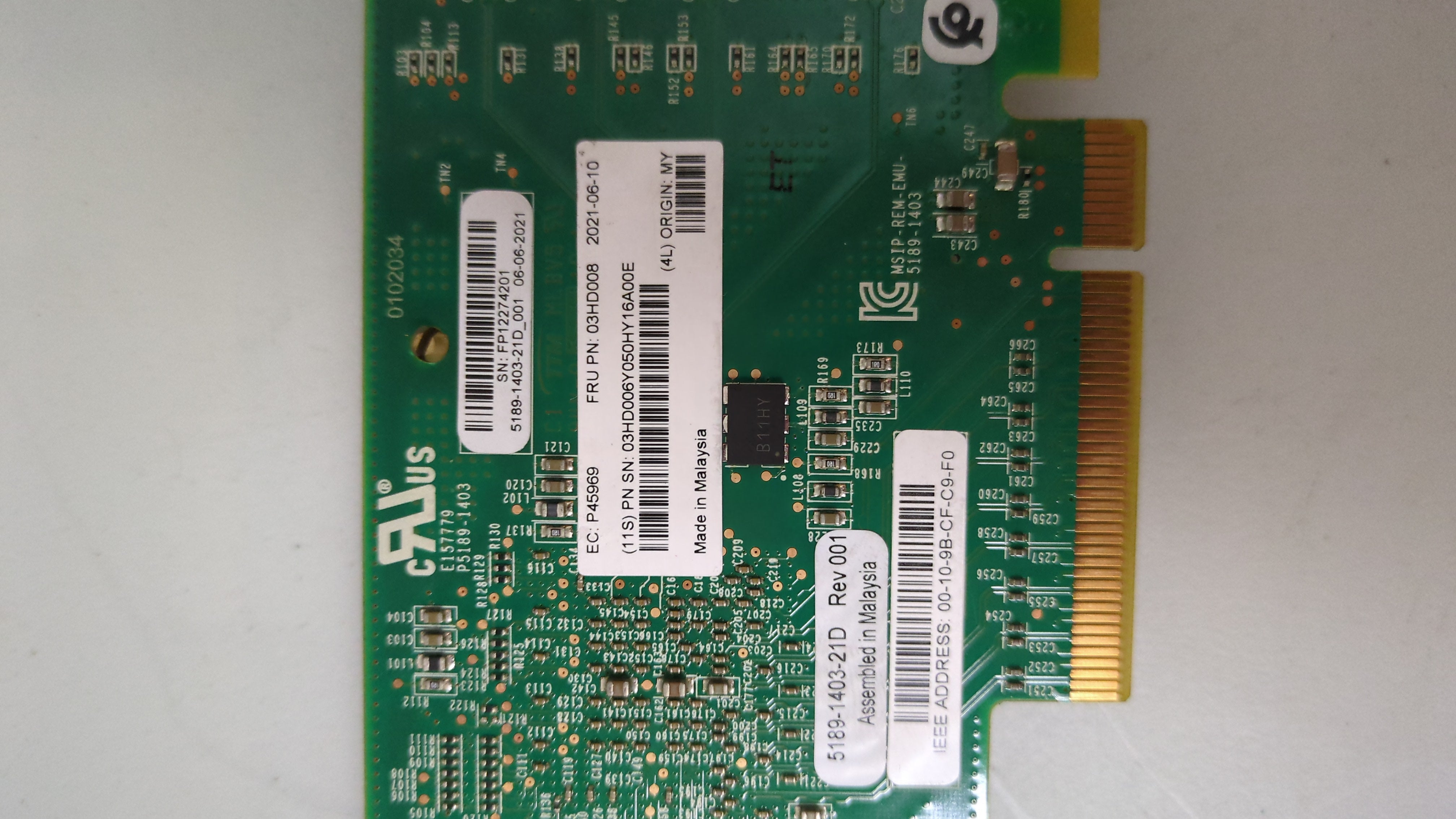 IBM EN1C PCIe3 16Gb 4-port FC Adapter 03HD008 03HD006