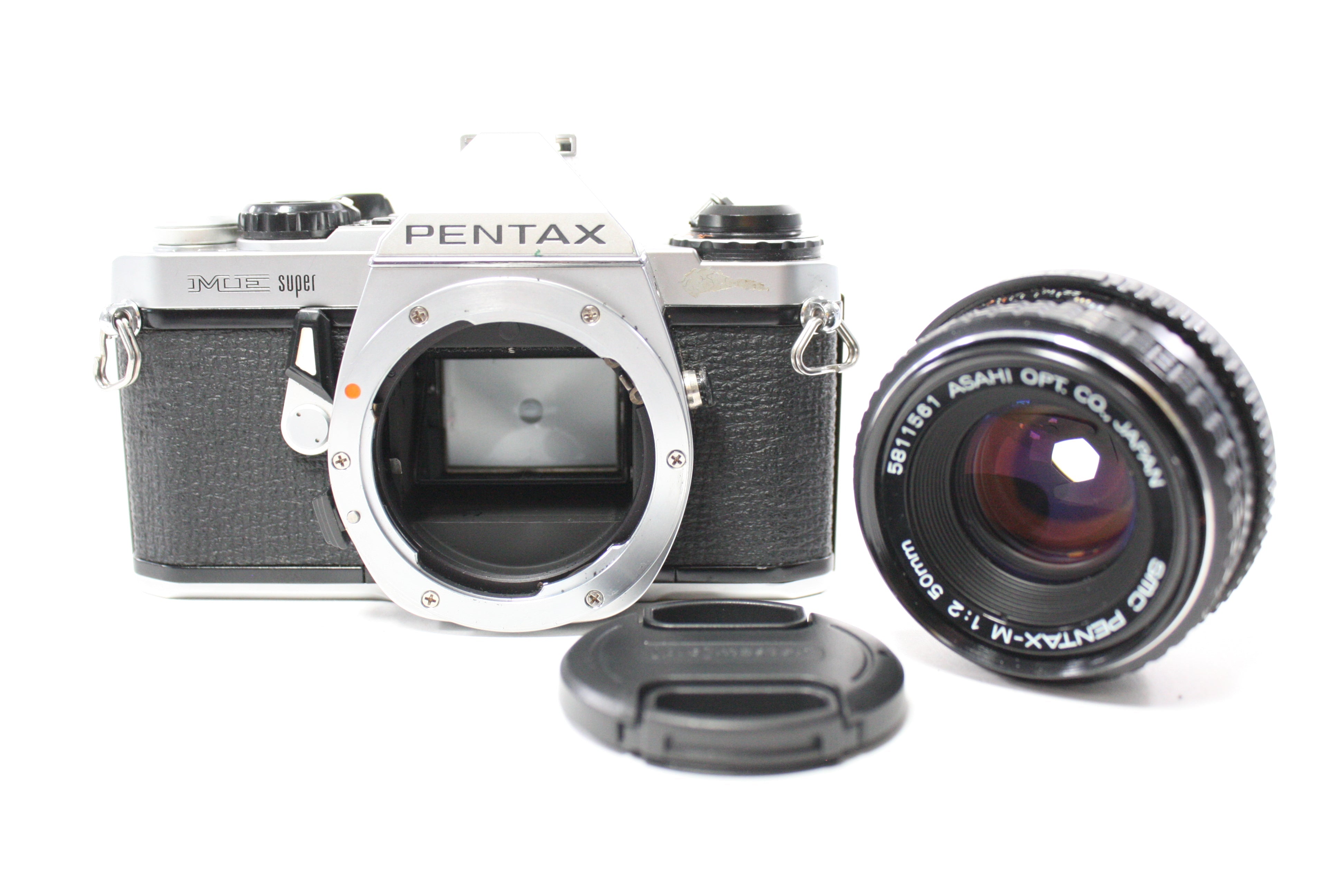 Pentax ME Super 35mm SLR with 50mm f/2 SMC Pentax-M Lens AS-IS