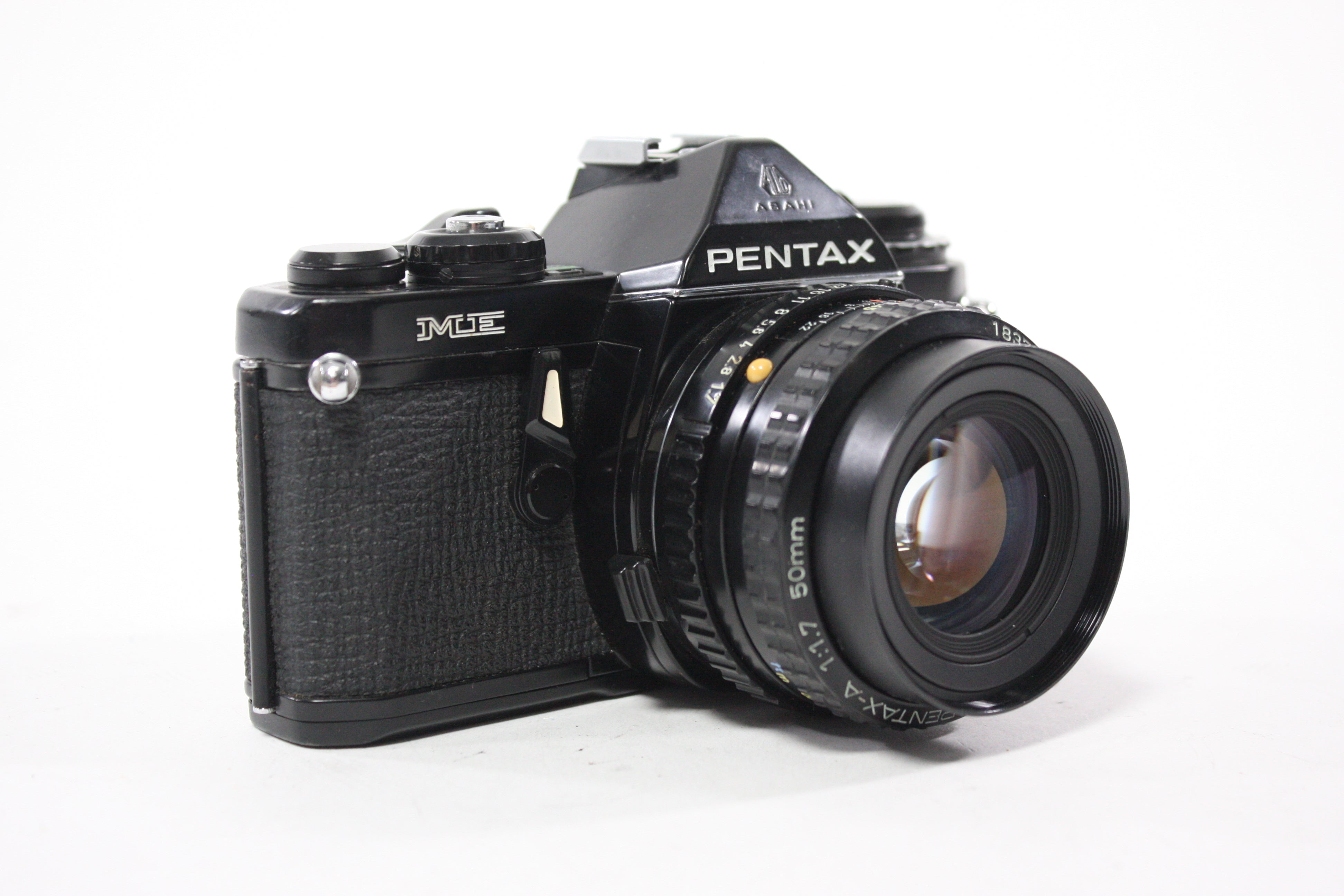 Pentax ME 35mm SLR Camera with Pentax-A 50mm f/1.7 SMC Lens