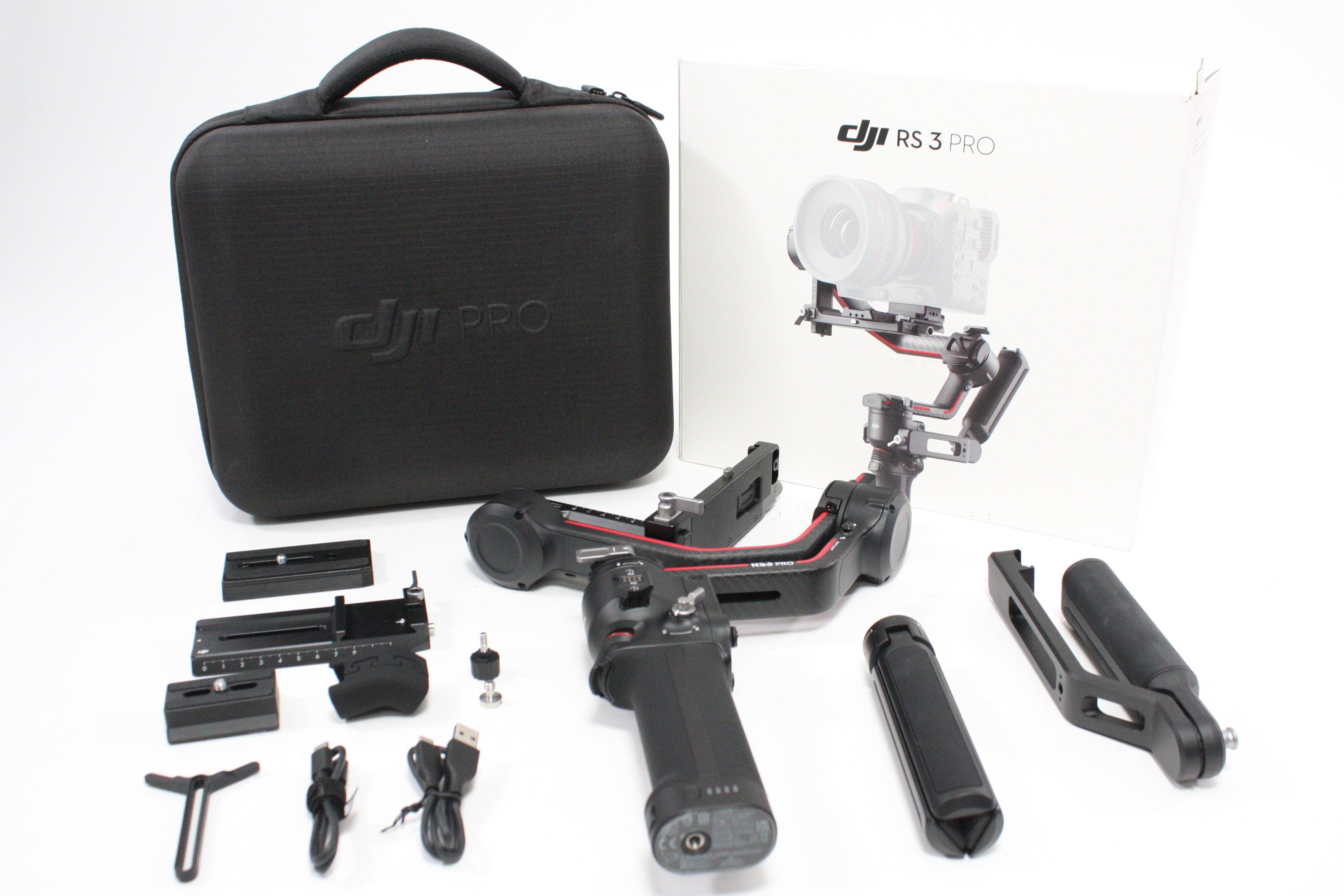 DJI RS3 Pro Gimbal with Tripod Base and Baseplates