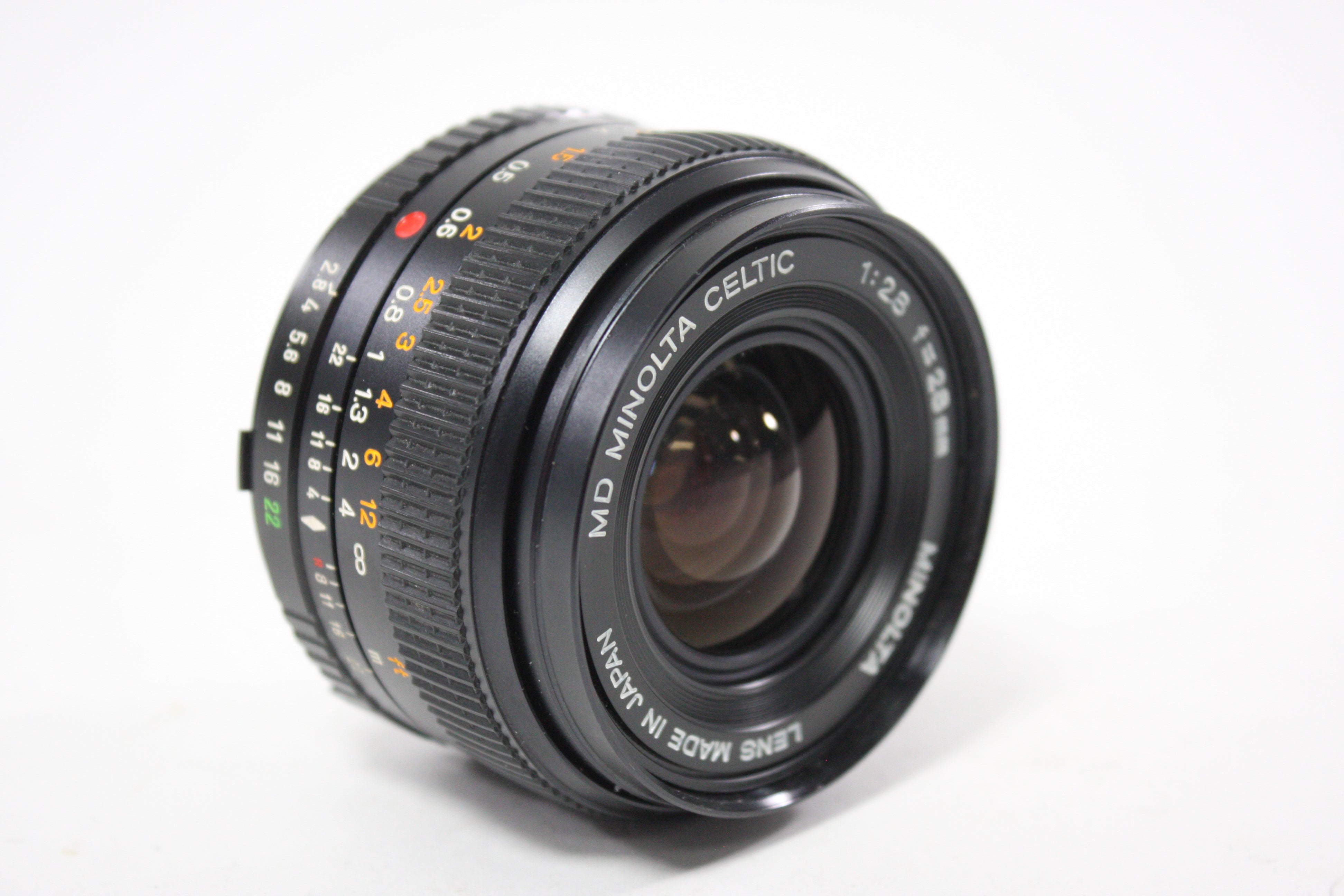 Minolta 28m m f/2.8 Celtic Lens for Minolta MD Mount