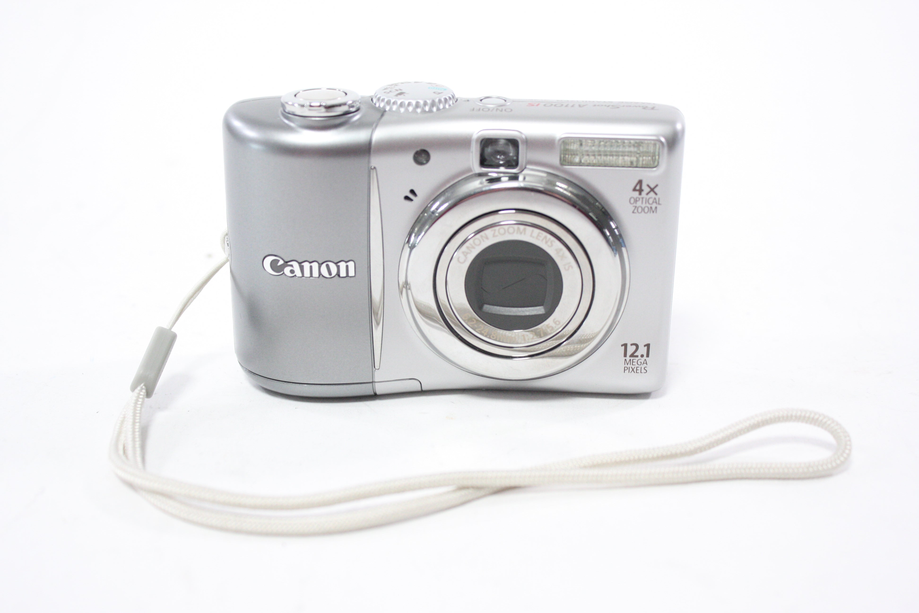 Canon Powershot A1100 IS Digital Point and Shoot Camera 4x Zoom 12.1mp (Silver)