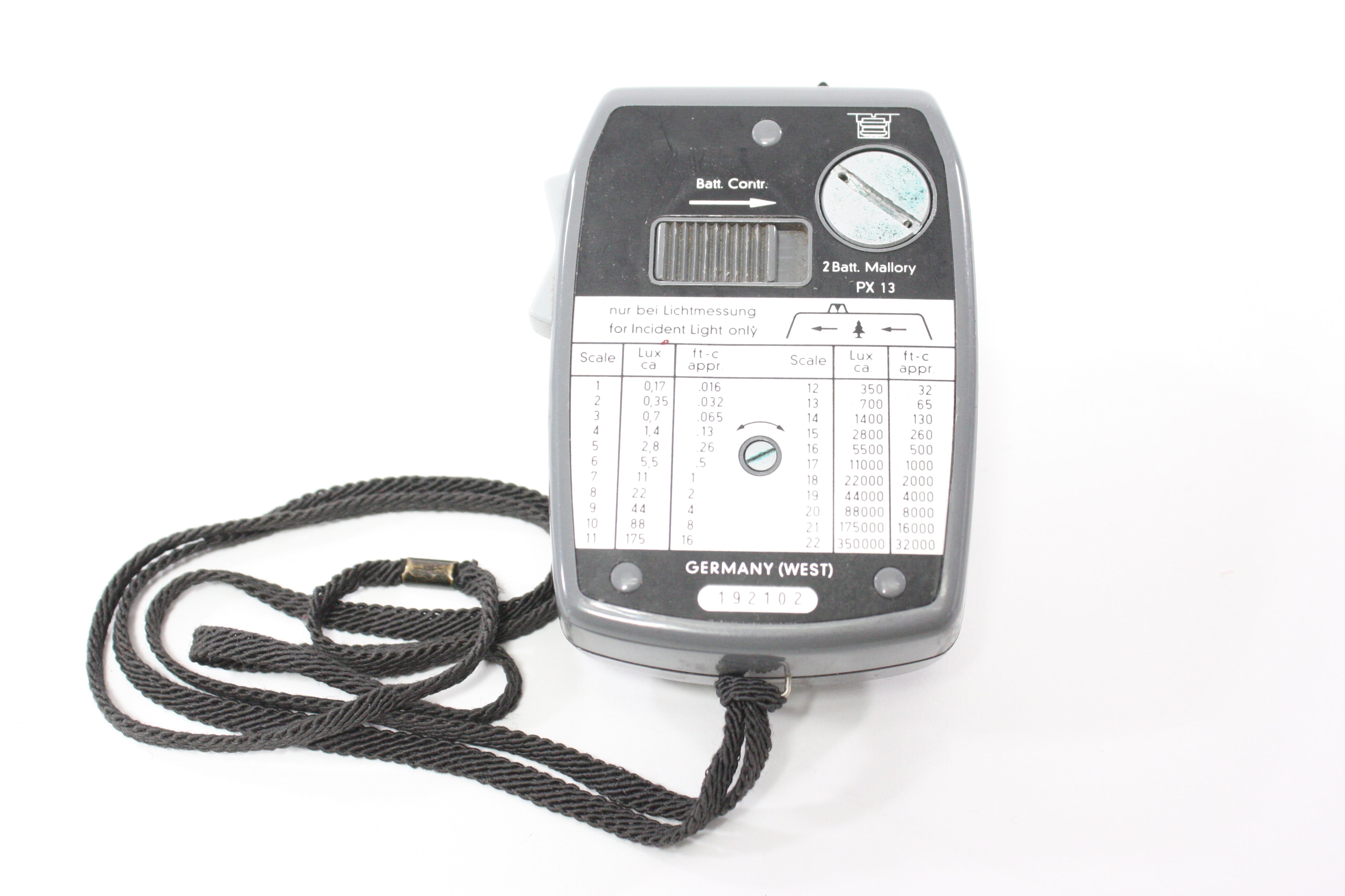 Gossen Lunasix Light Meter