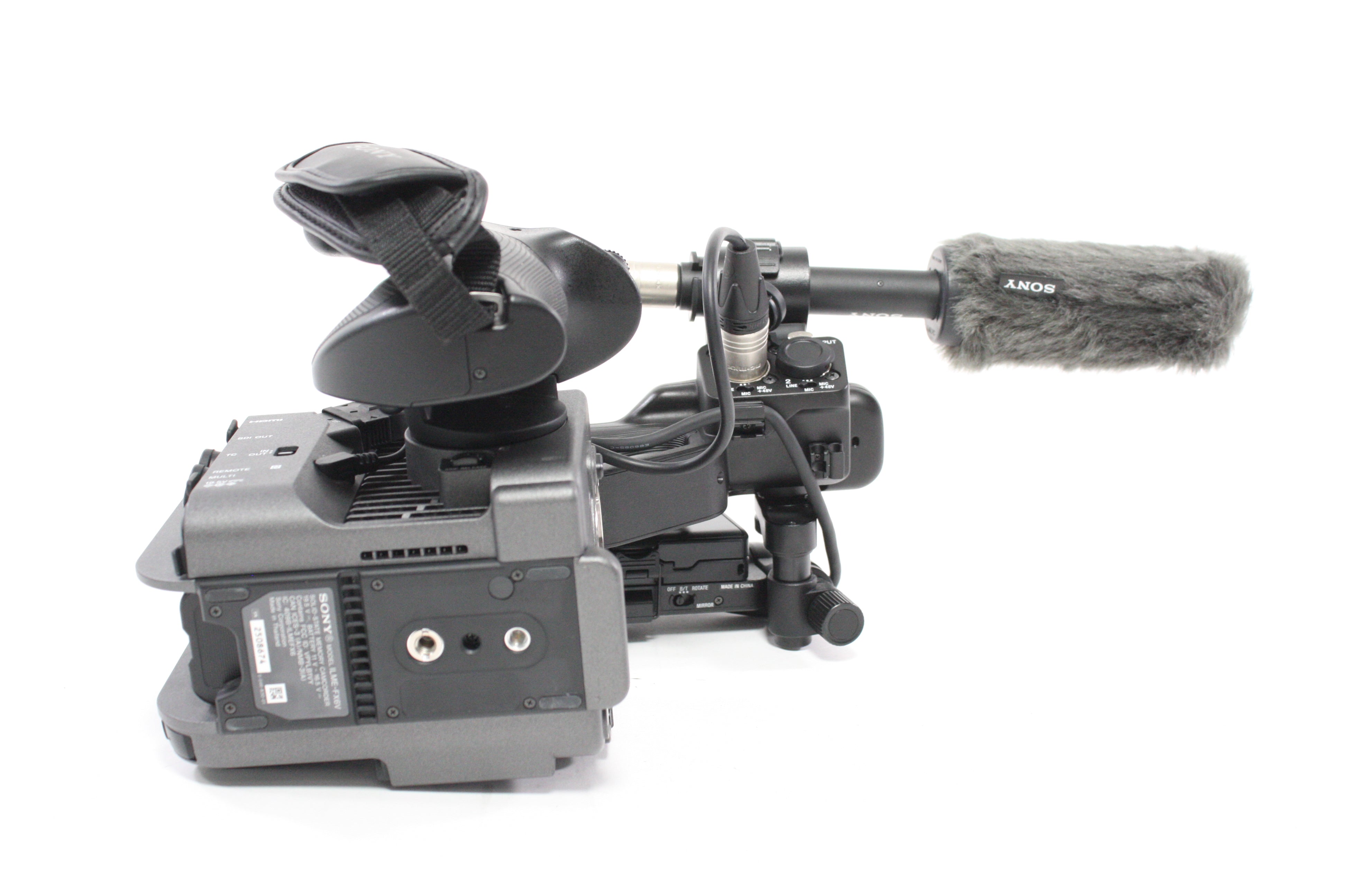 Sony FX6 Cinema Camera with Grip, Monitor and ECM-VG1 Mic with 34 Hours