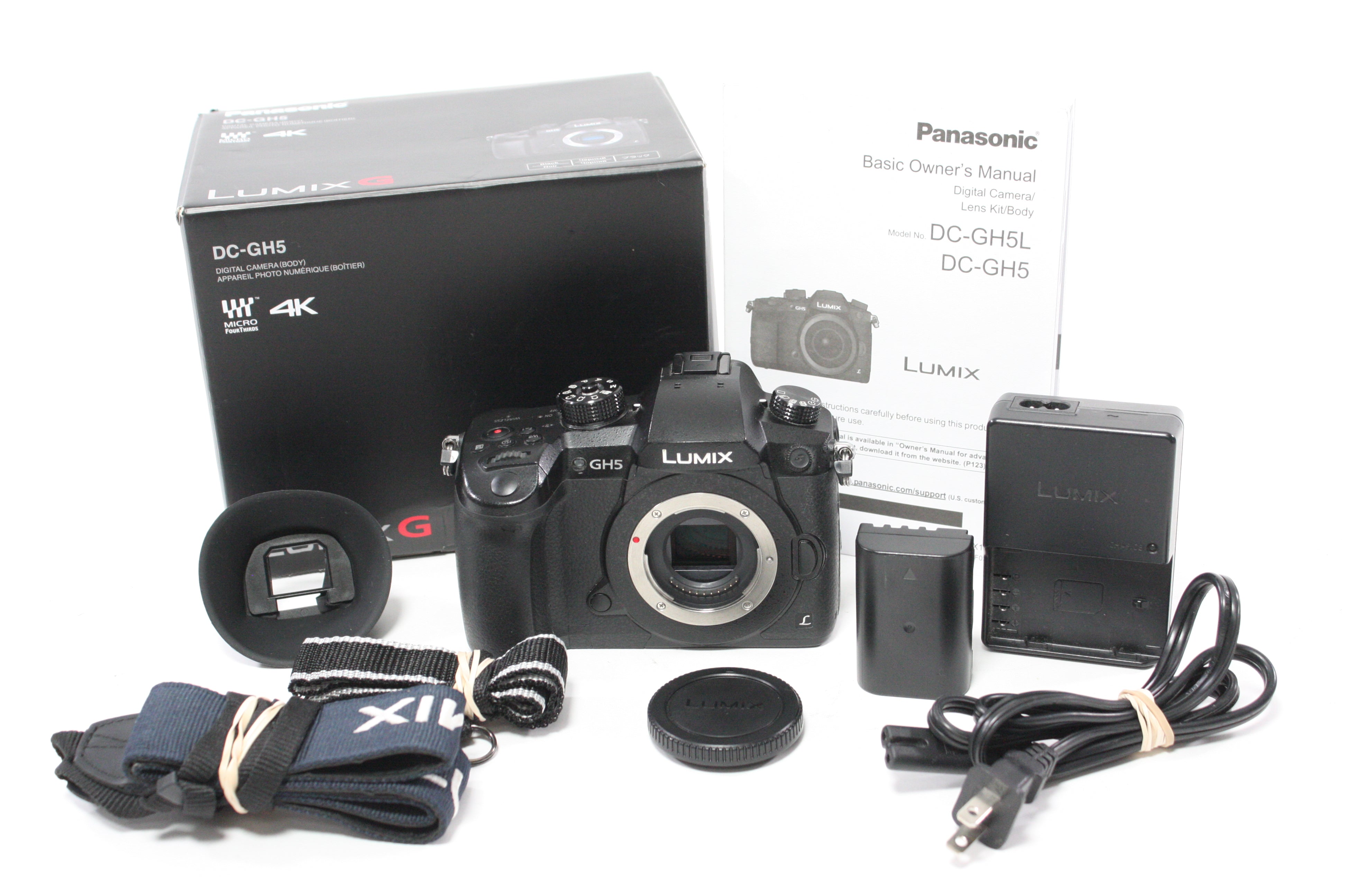 Panasonic Lumix GH5 Digital Mirrorless Camera Body with Shutter Count 3,806