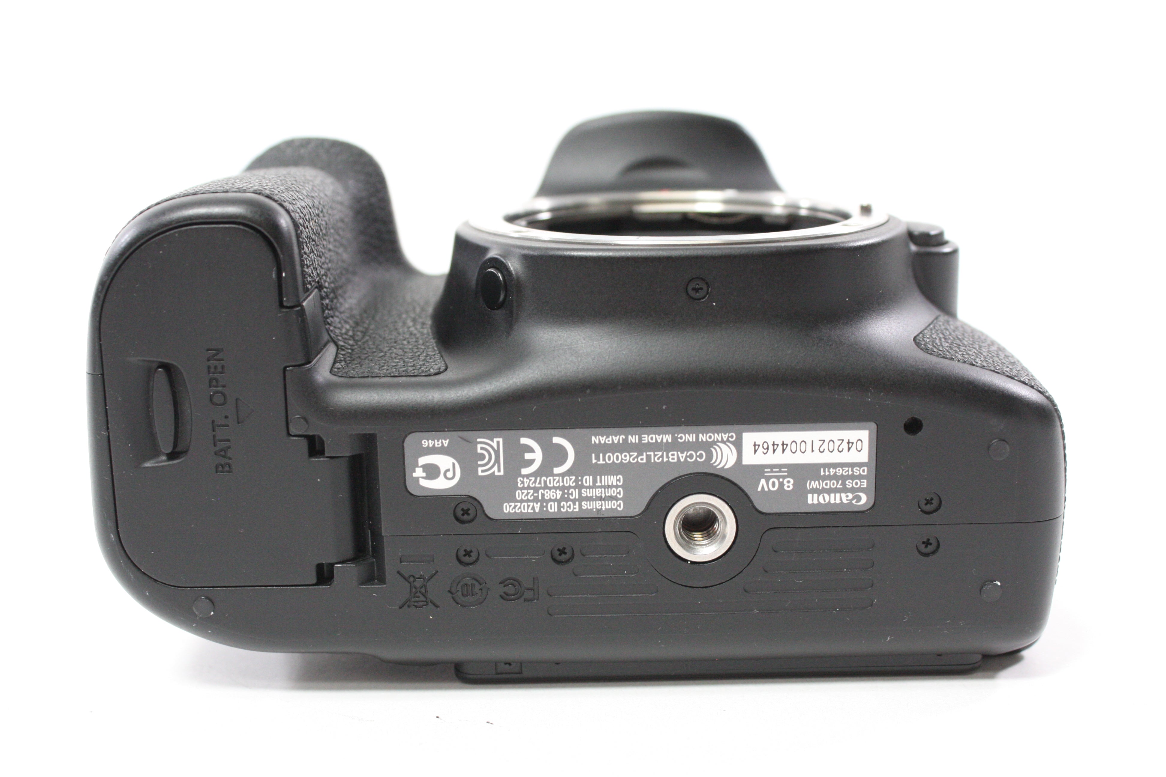 Canon 70D DSLR Camera Body with Shutter Count 39,120 AS-IS