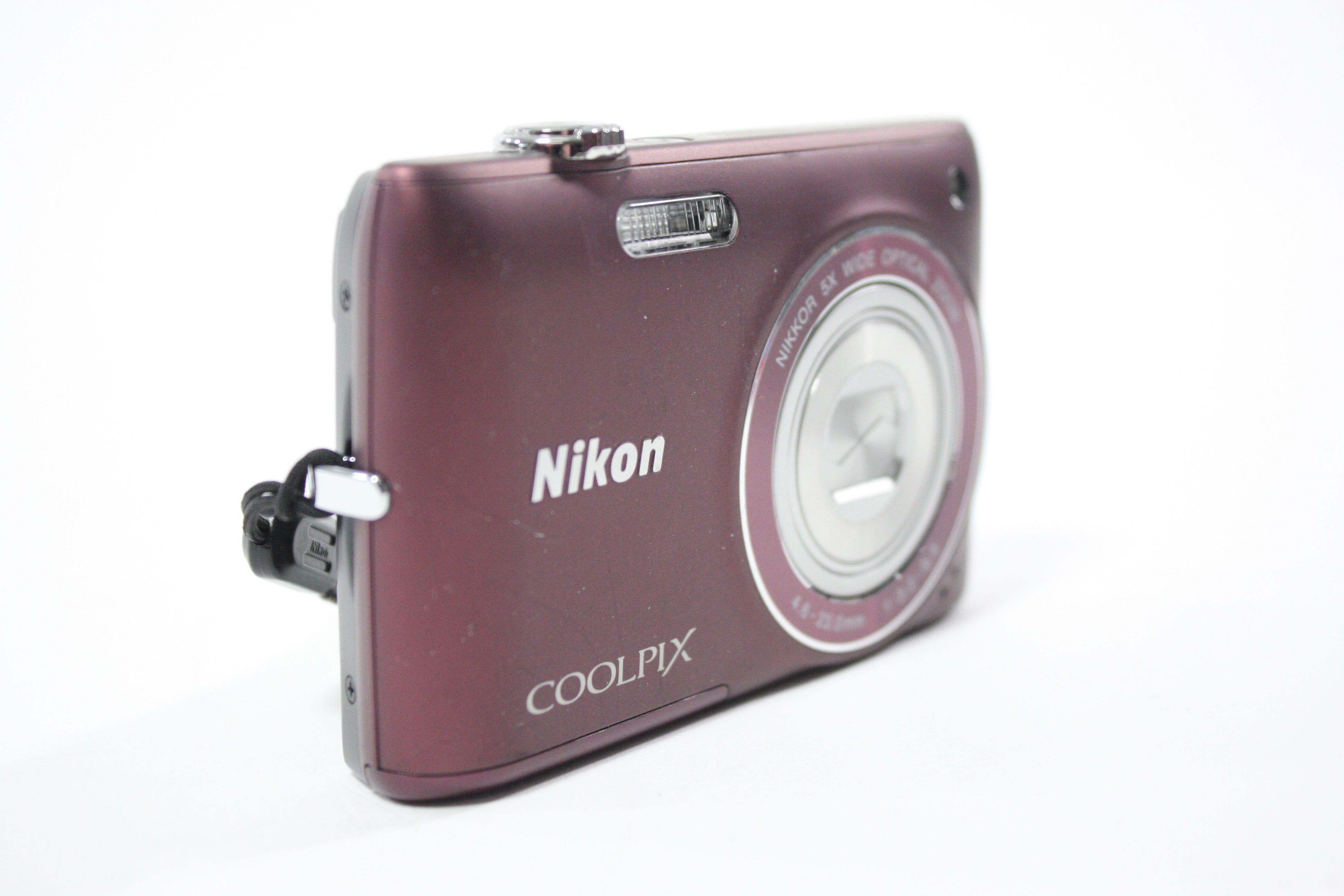 Nikon Coolpix S4100 Digital Point and Shoot Camera 5x Zoom 14mp, Plum (Parts Only)