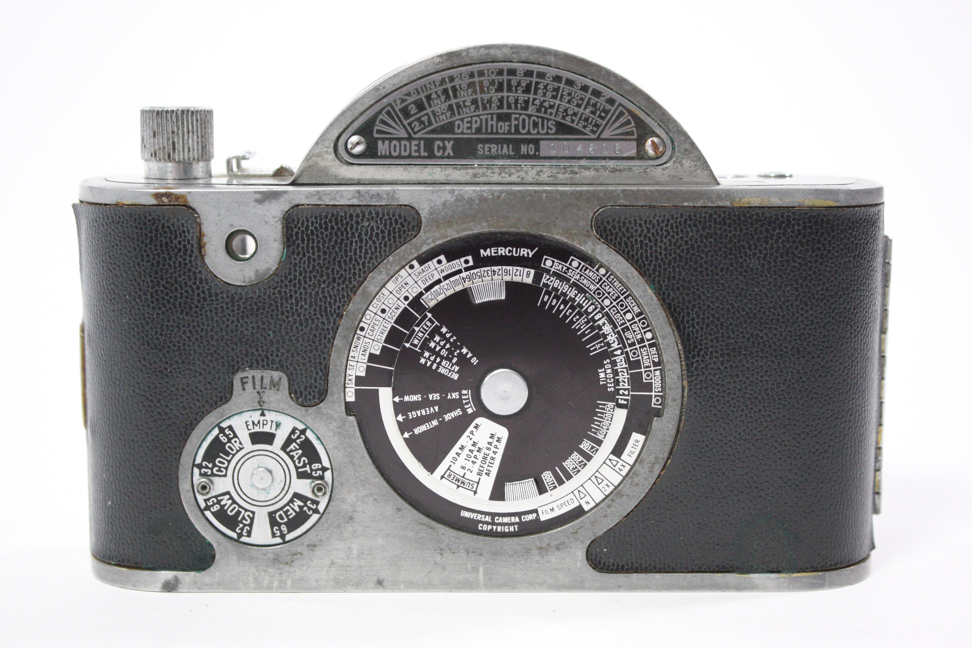 Universal Mercury II Model CX 35mm Viewfinder Camera