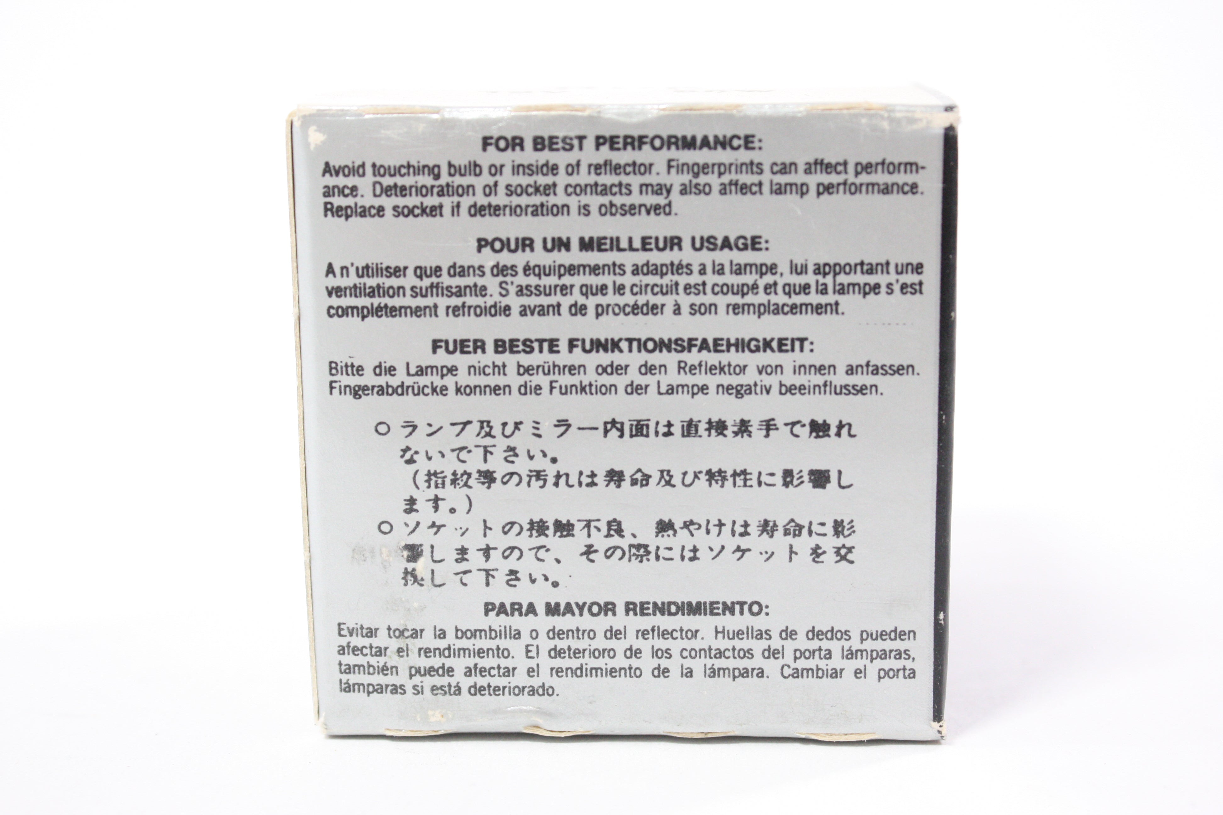 GE DDK 80W 19V Multi-Mirror Projection Lamp