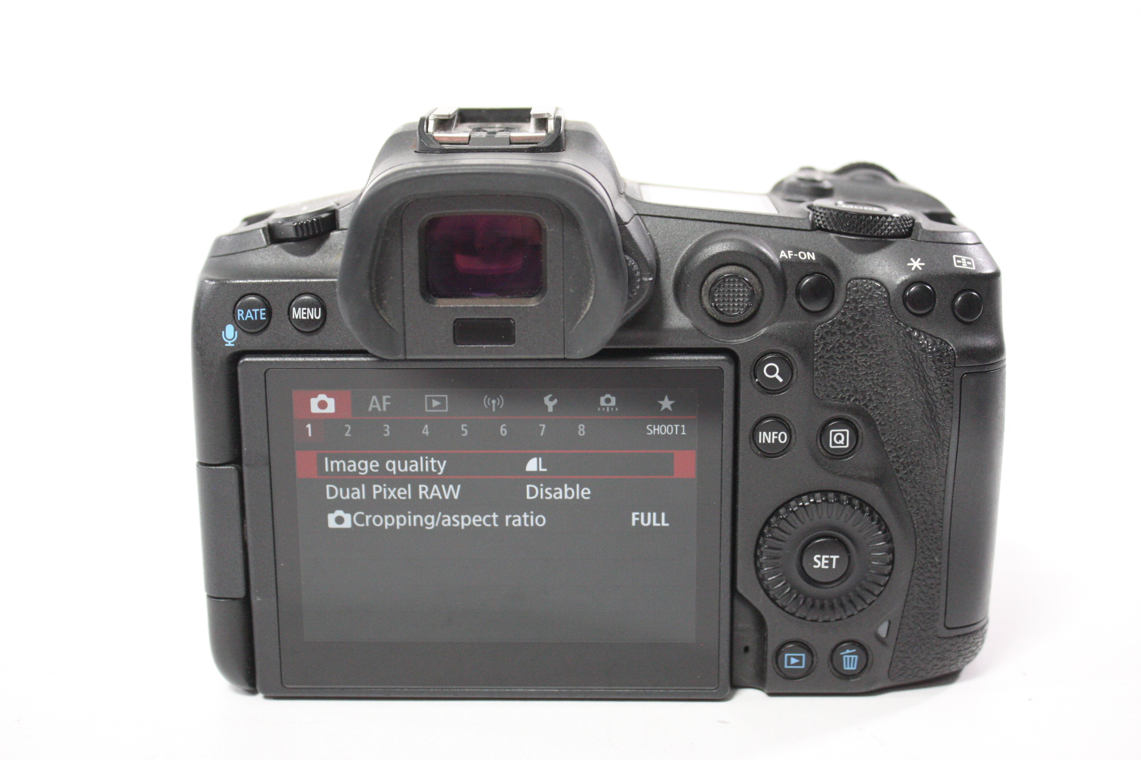 Canon R5 Mirrorless Camera Body with Shutter Count Less Than 37,000