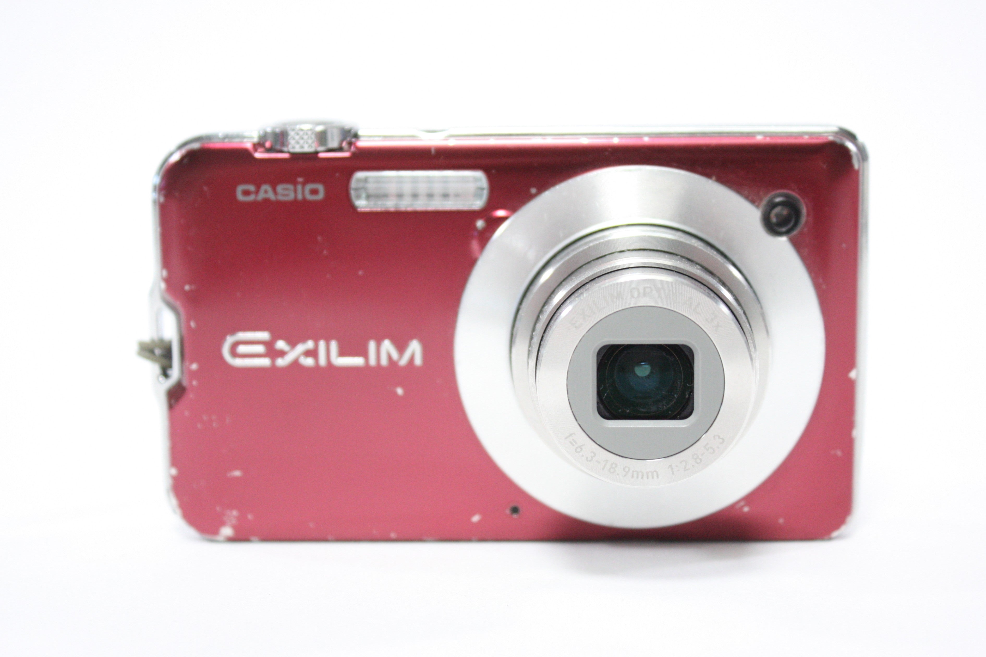 Casio Exilim EX-S10 Digital Point and Shoot Camera 3x Zoom 10.1 mp (Red)