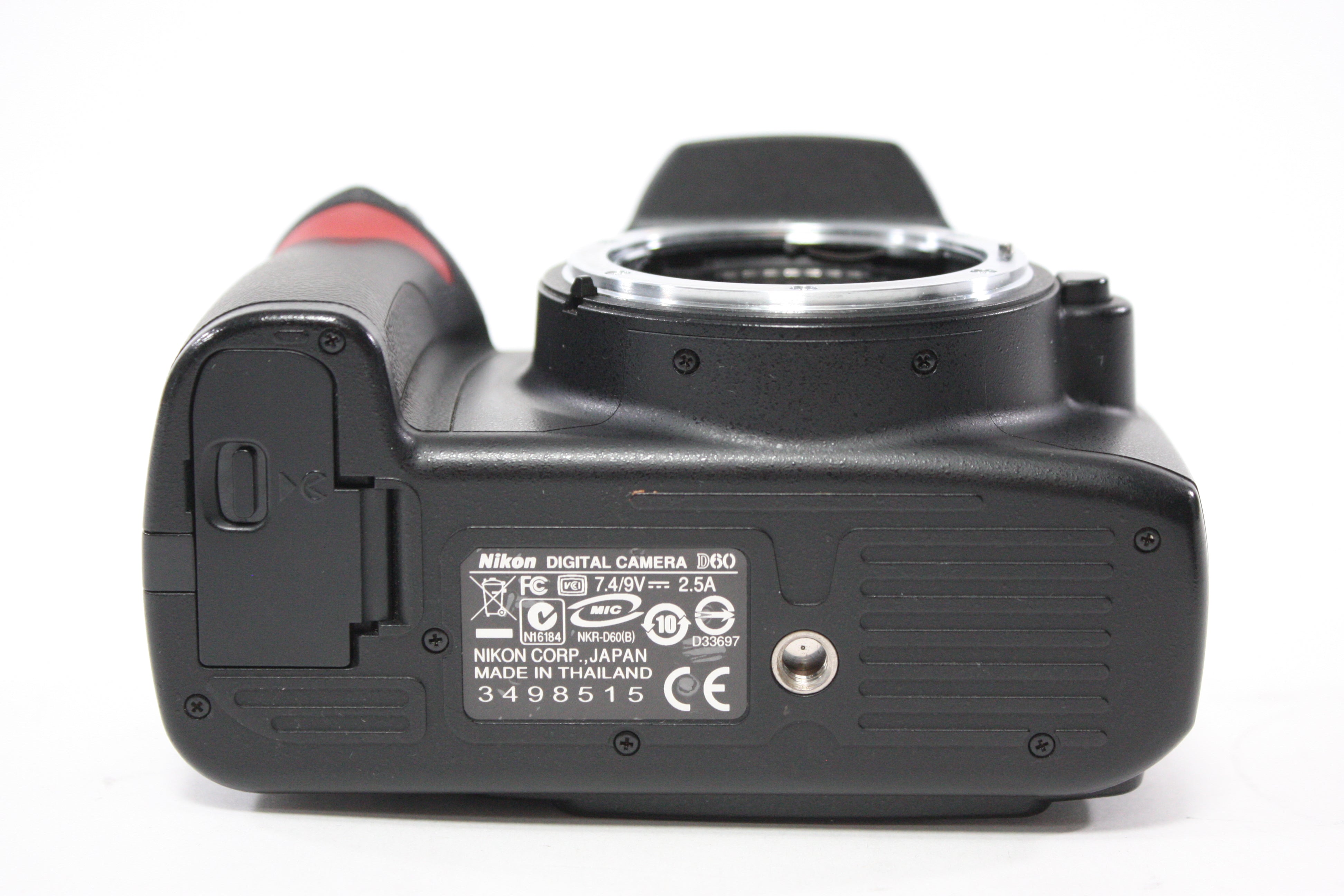 Nikon D60 DSLR Camera with Nikon 18-55mm f/3.5-5.6 G VR AF-S Nikkor Lens with Shutter Count 12,381