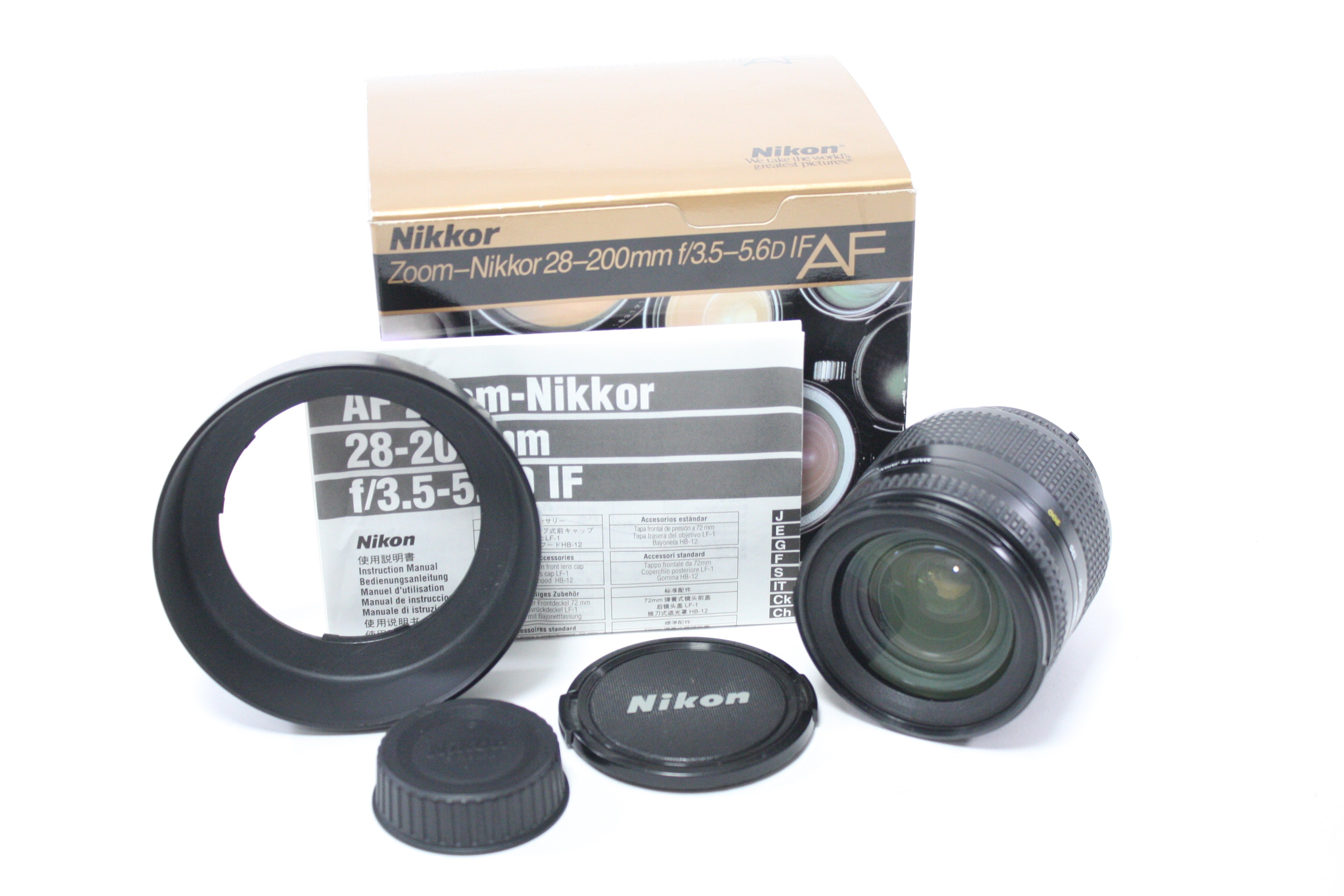 Nikon 28-200mm f/3.5-5.6 D Zoom-Nikkor Lens for Nikon F Mount (Please Read)