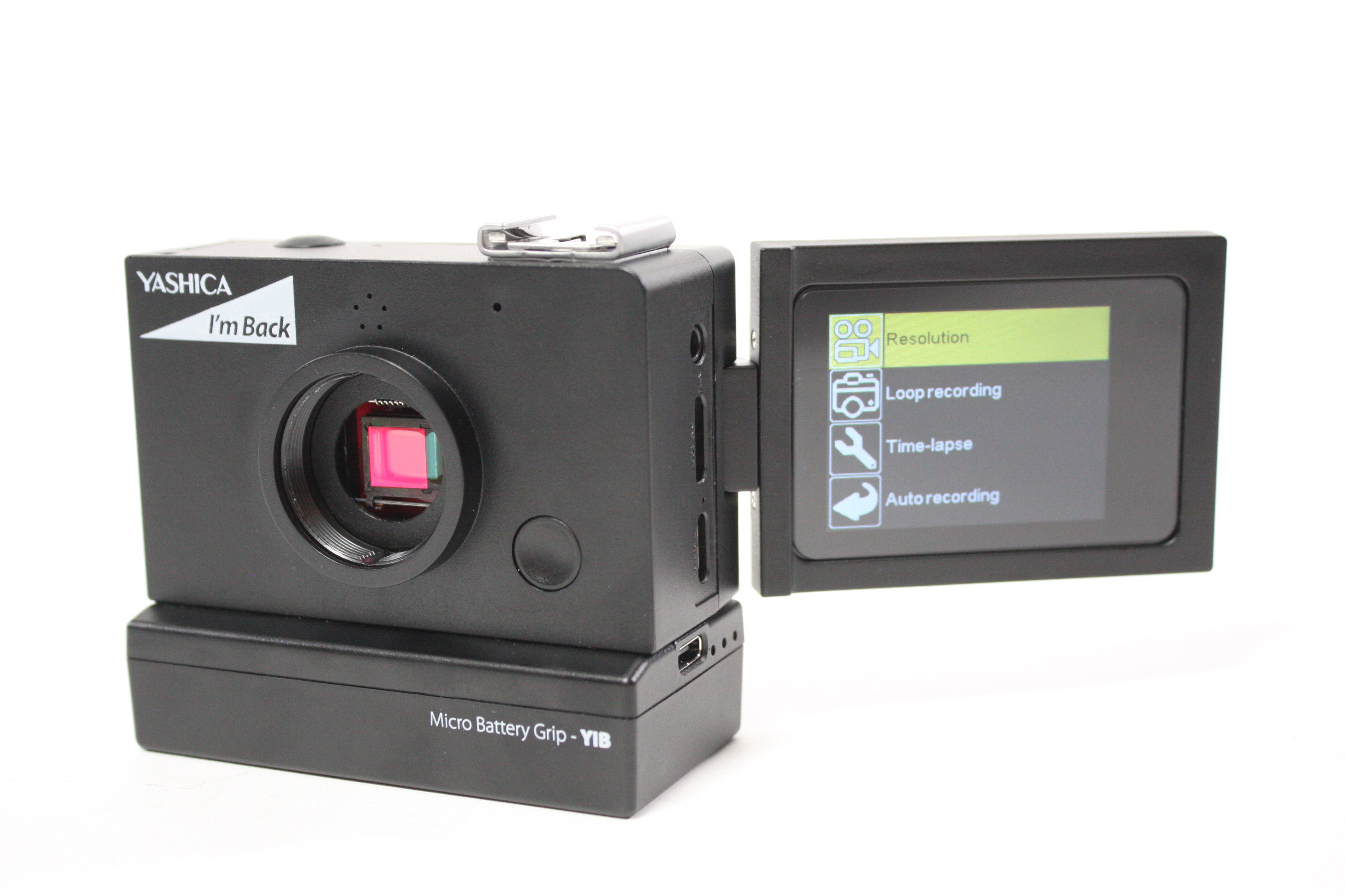 Yashica MiMi Digital Micro Mirroless Camera with 3.9mm and 10-50mm Lenses