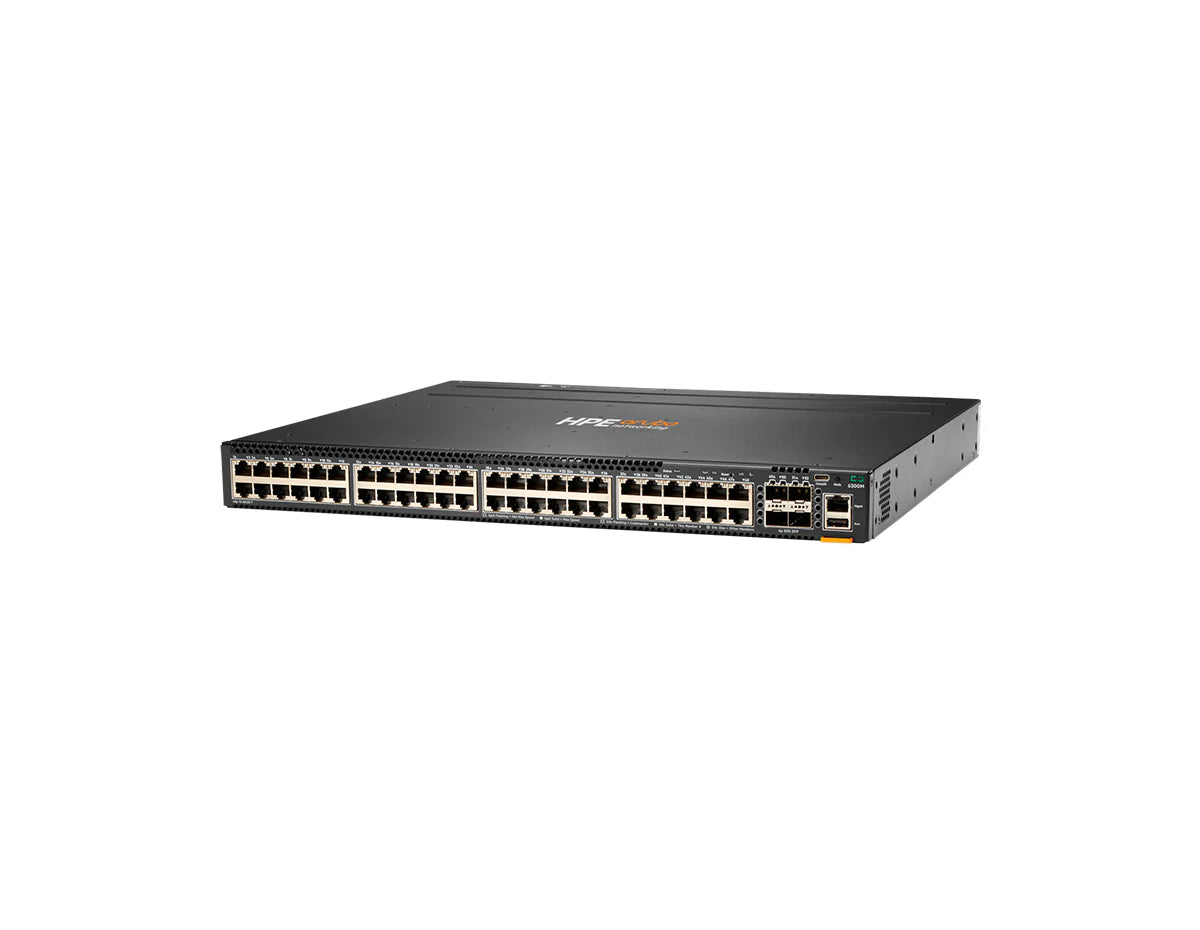 HPE Aruba Networking JL663A CX 6300M 48‑port 1GbE and 4‑port SFP56 Switch
