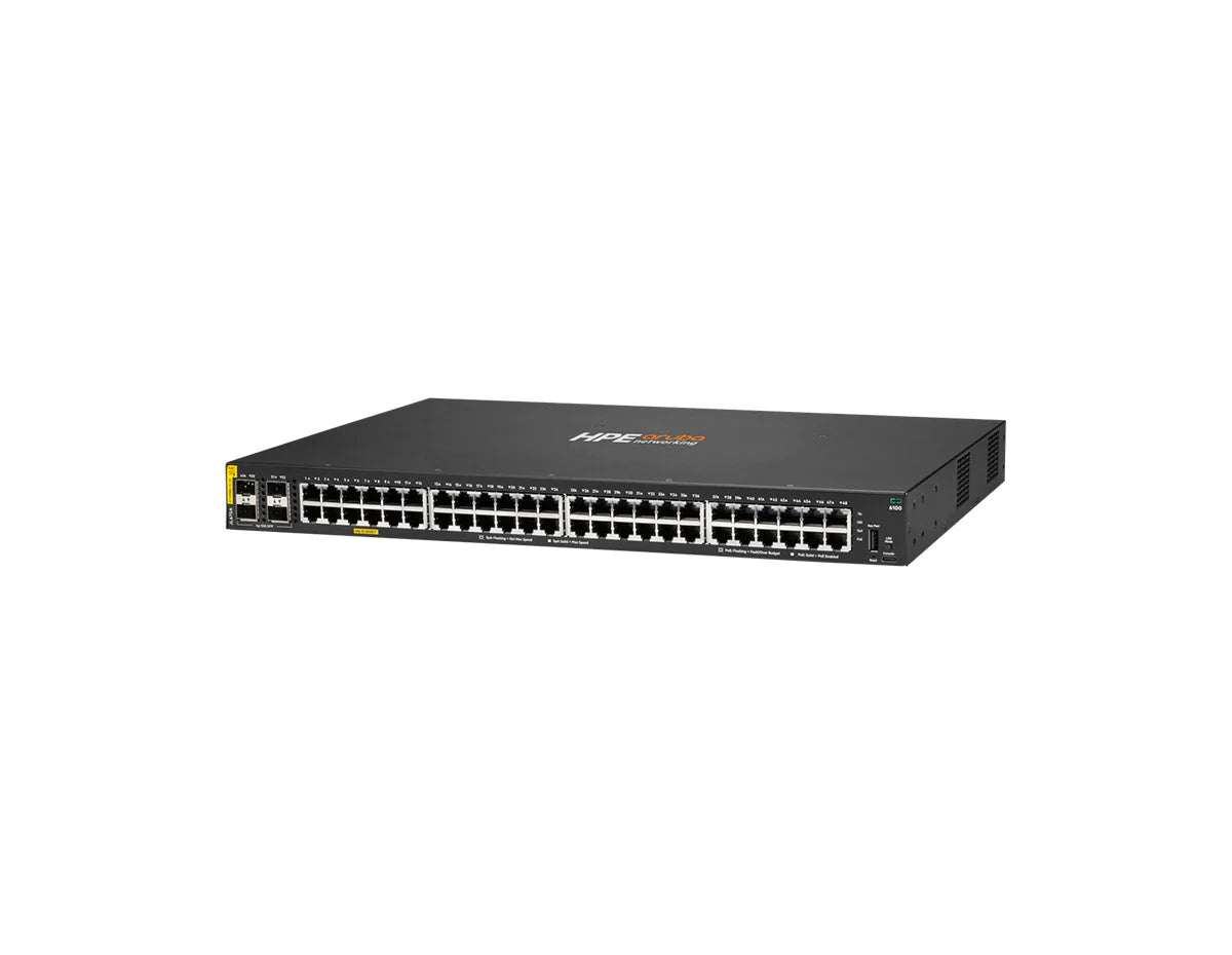 HPE Aruba Networking JL675A CX6100 48G Class4 PoE+ Switch