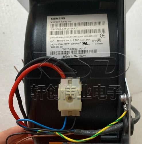 K2E225-AB92-09 ebm papst centrifugal fan 6SL3362-0AF00-0AA1