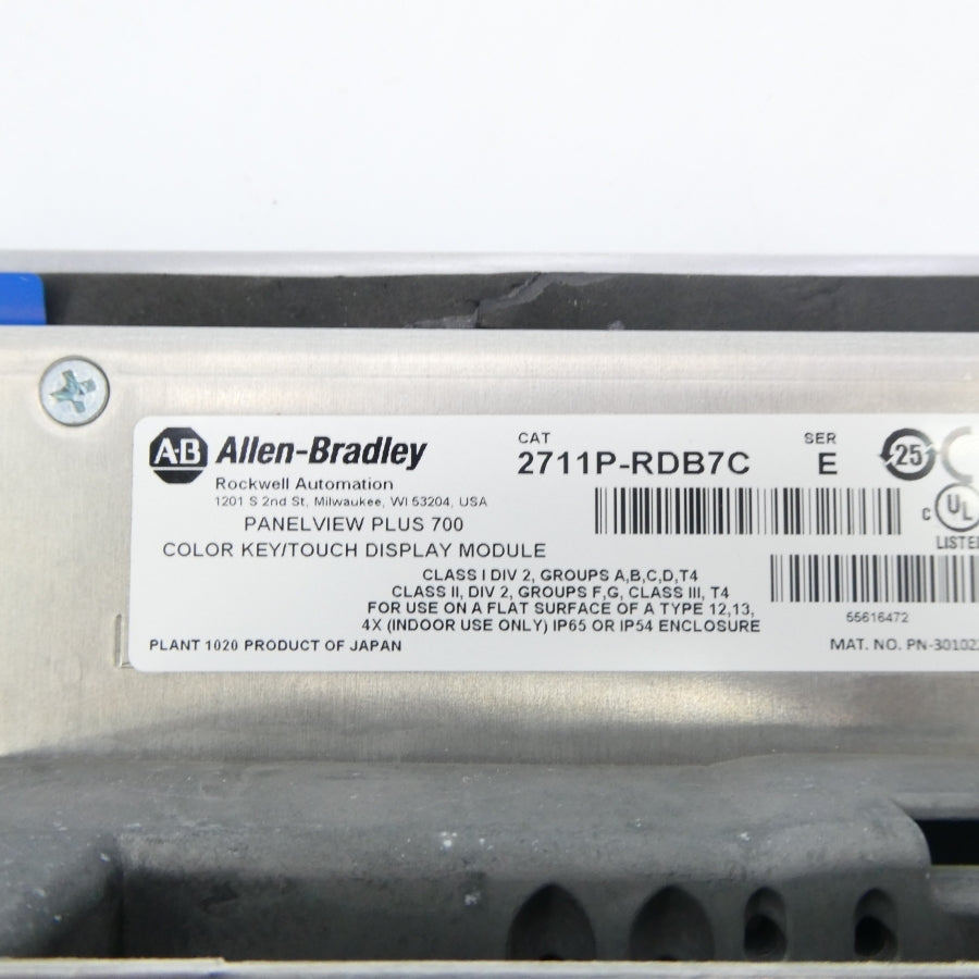 ALLEN BRADLEY 2711P-RDB7C SER. E NSNP
