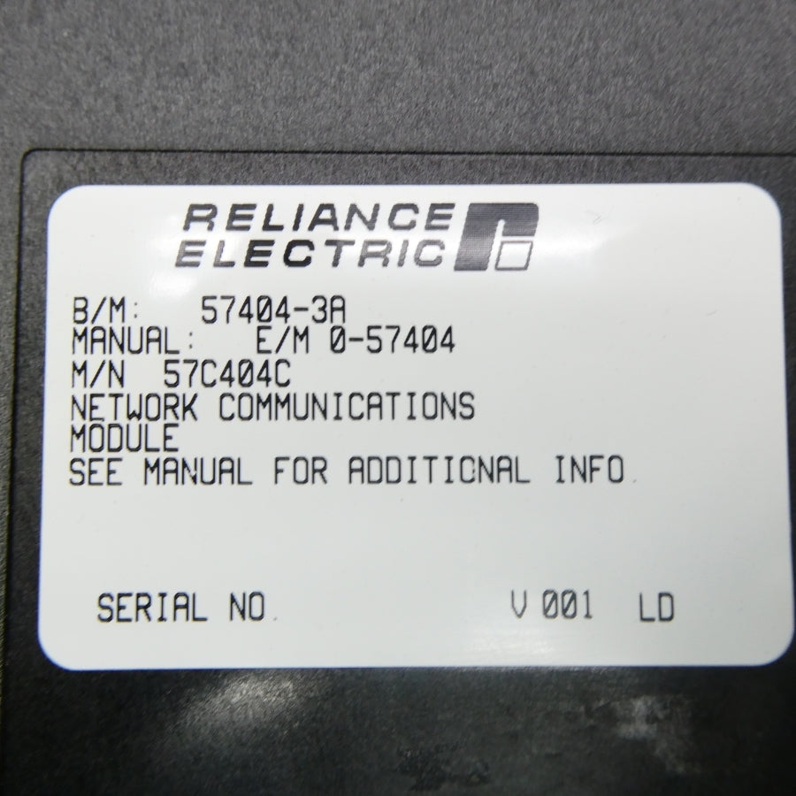 RELIANCE ELECTRIC 57404-3A 57C404C UNMP