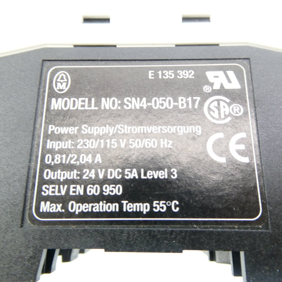 KLOCKNER MOELLER SN4-050-B17 115/230V 0.81/2.04A NSNP