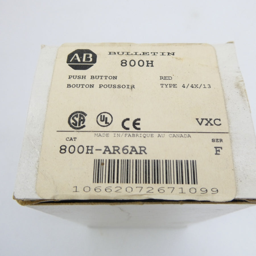 ALLEN BRADLEY 800H-AR6AR SER. F (WH) NSMP