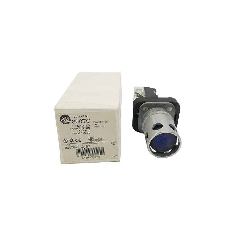 ALLEN BRADLEY 800TC-QA24BX SER. T 24VAC/DC (WH) NSMP