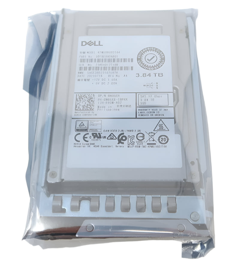 Dell N85XX 3.84TB SAS 12G RI 2.5" SSD KPM5XRUG3T84 SDFBE84DAB01