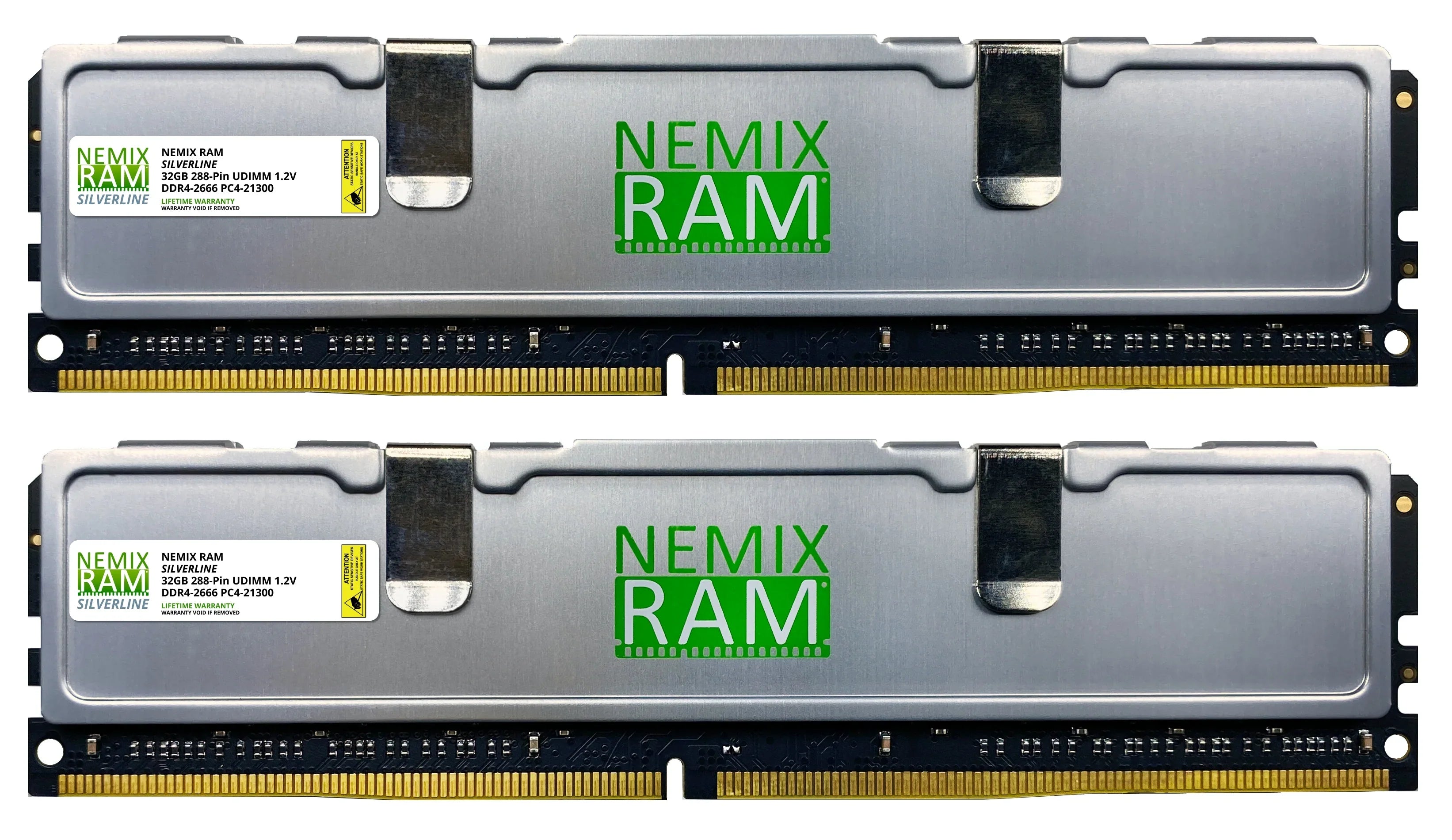 DDR4 3200MHZ PC4-25600 UDIMM 2RX8 Silver Line Gaming Memory