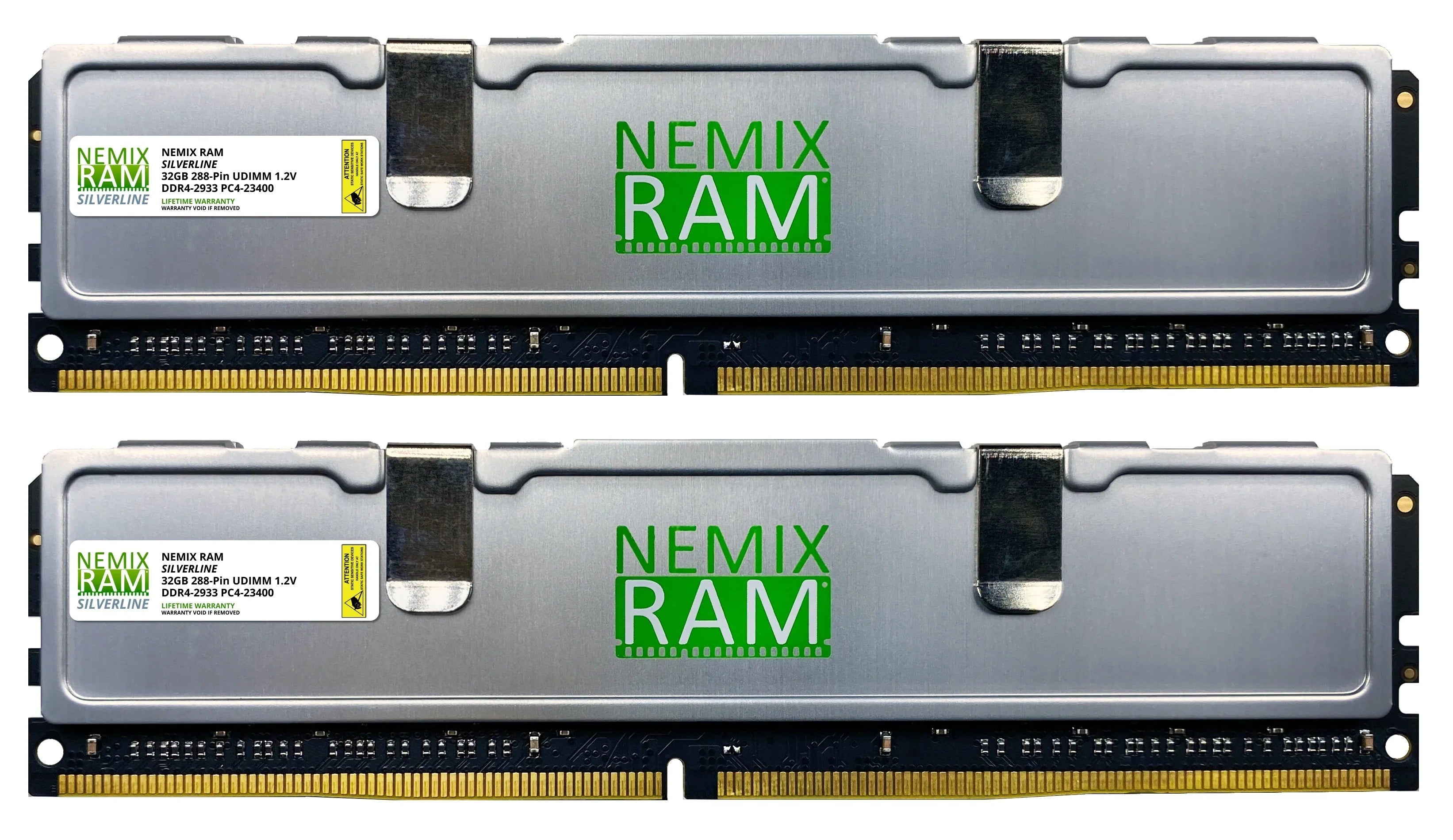DDR4 3200MHZ PC4-25600 UDIMM 2RX8 Silver Line Gaming Memory