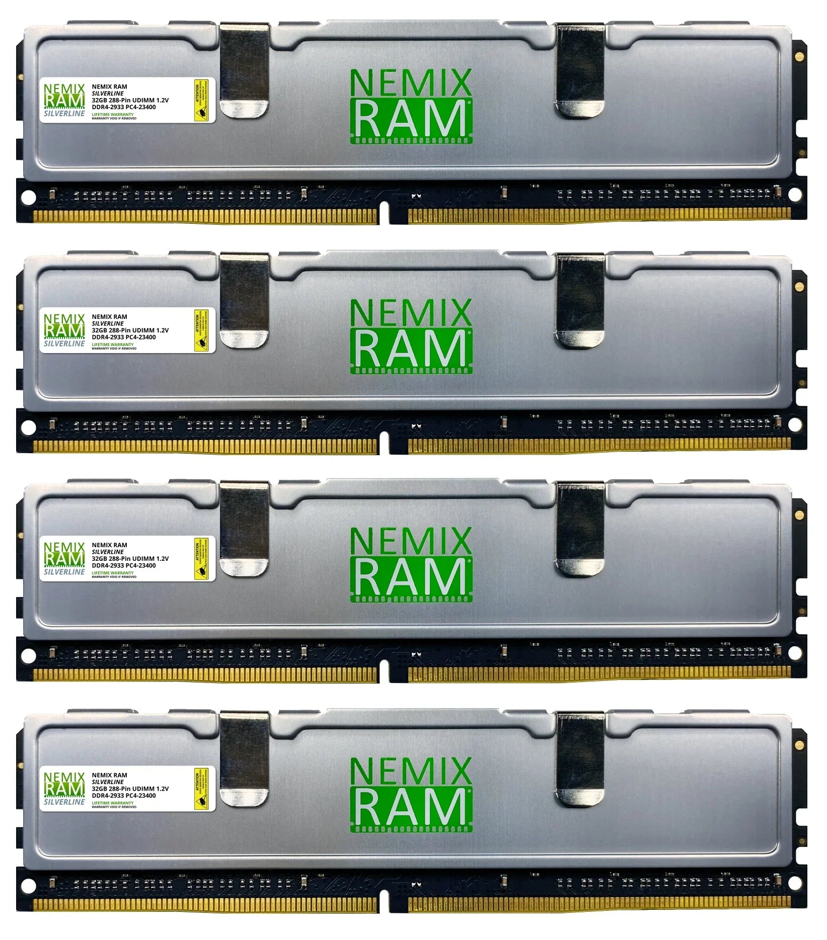 DDR4 3200MHZ PC4-25600 UDIMM 2RX8 Silver Line Gaming Memory