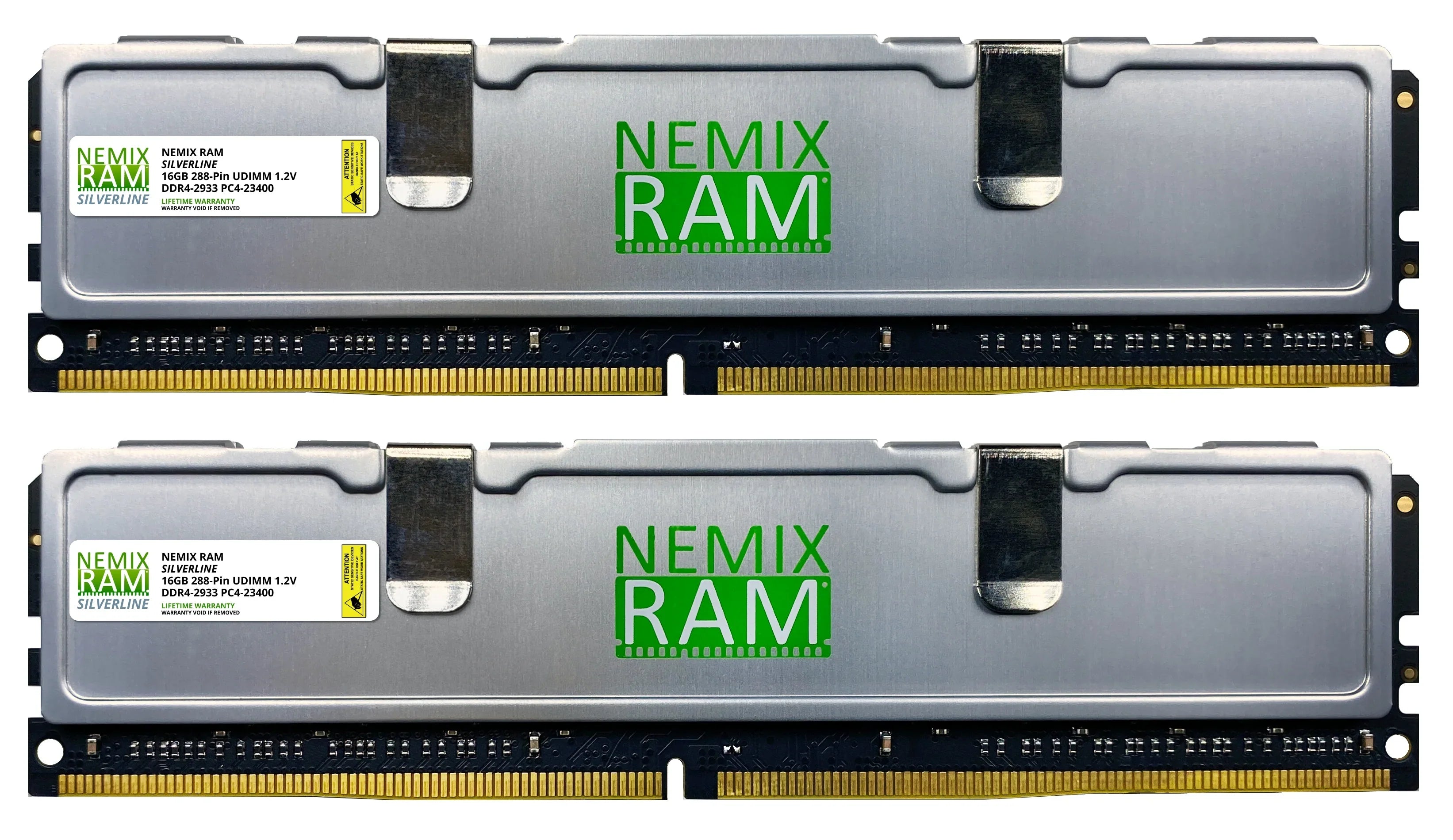 DDR4 3200MHZ PC4-25600 UDIMM 2RX8 Silver Line Gaming Memory