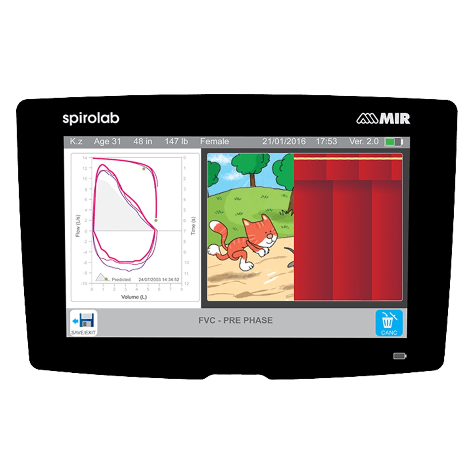 Spirolab Desktop Spirometer