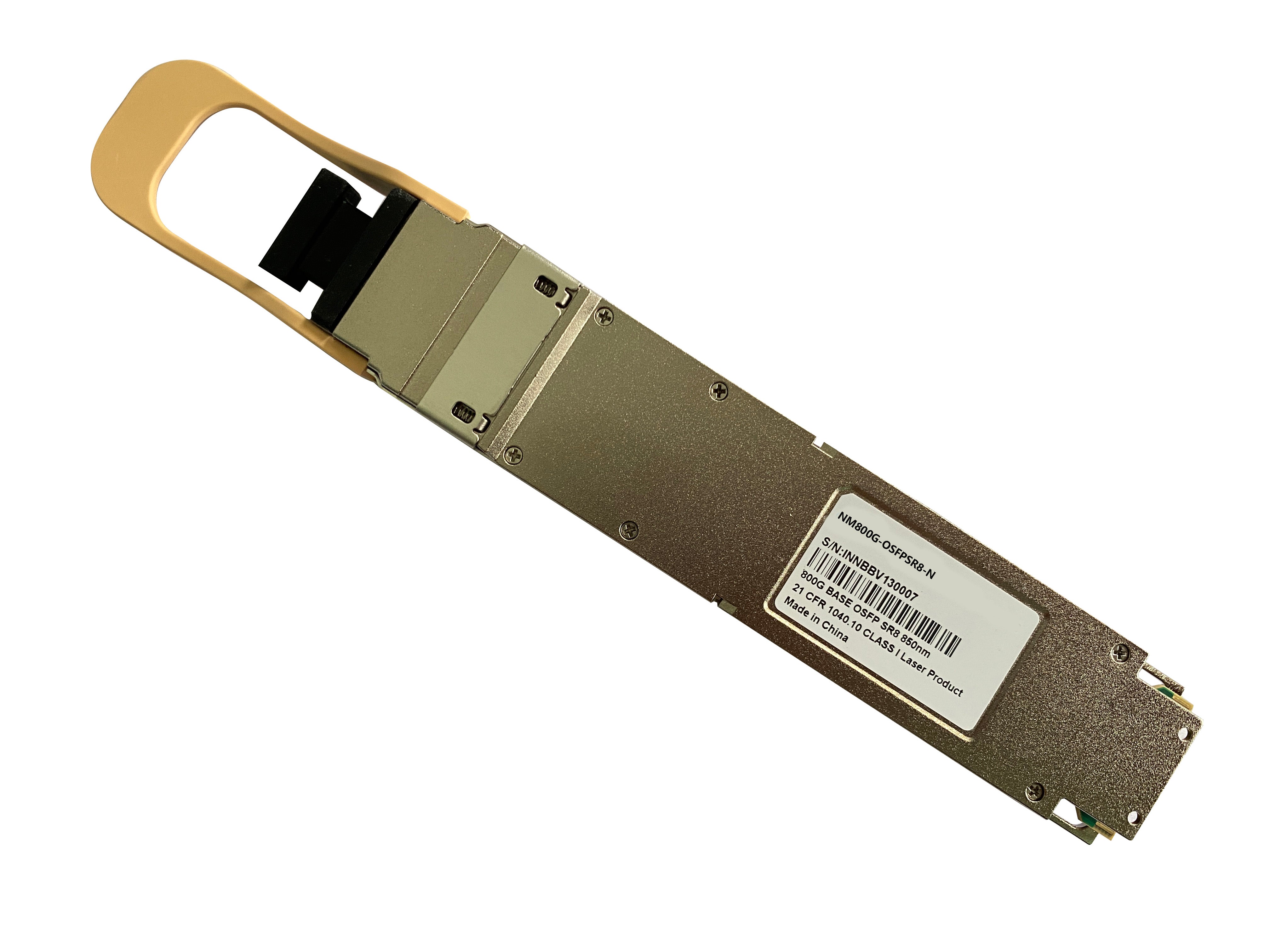 NVIDIA InfiniBand MMA4Z00-NS Compatible 800Gb/s Twin-port OSFP, 2x400Gb/s Multimode SR8 50m 850nm, Two MPO-12/APC,