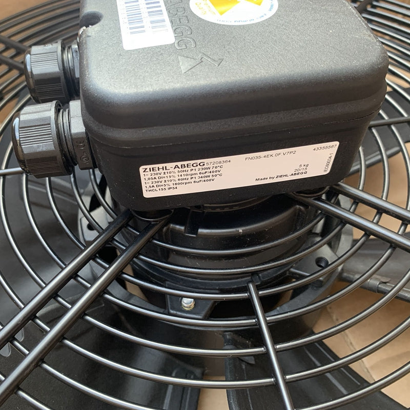 FN035-4EK.0F.V7P2 ZIEHL-ABEGG Axial Fan 150W 230V 0.13/0.56A 1070rpm