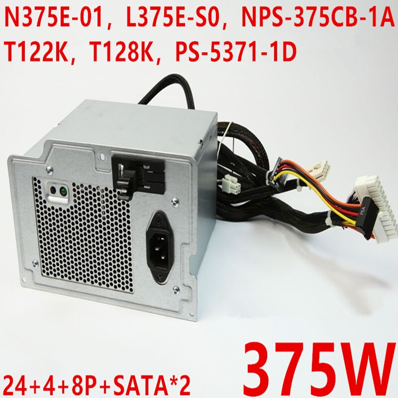 New Original PSU For Dell PowerEdge T310 375W Power Supply N375E-01 L375E-S0 NPS-375CB-1A T122K T128K PS-5371-1D N375P-01