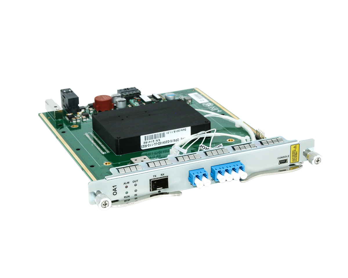 M6200-25PA Compatible, 20-30dB Gain C-band DWDM EDFA Pre-Amplifier for M6200 Managed Chassis, 16dBm Output