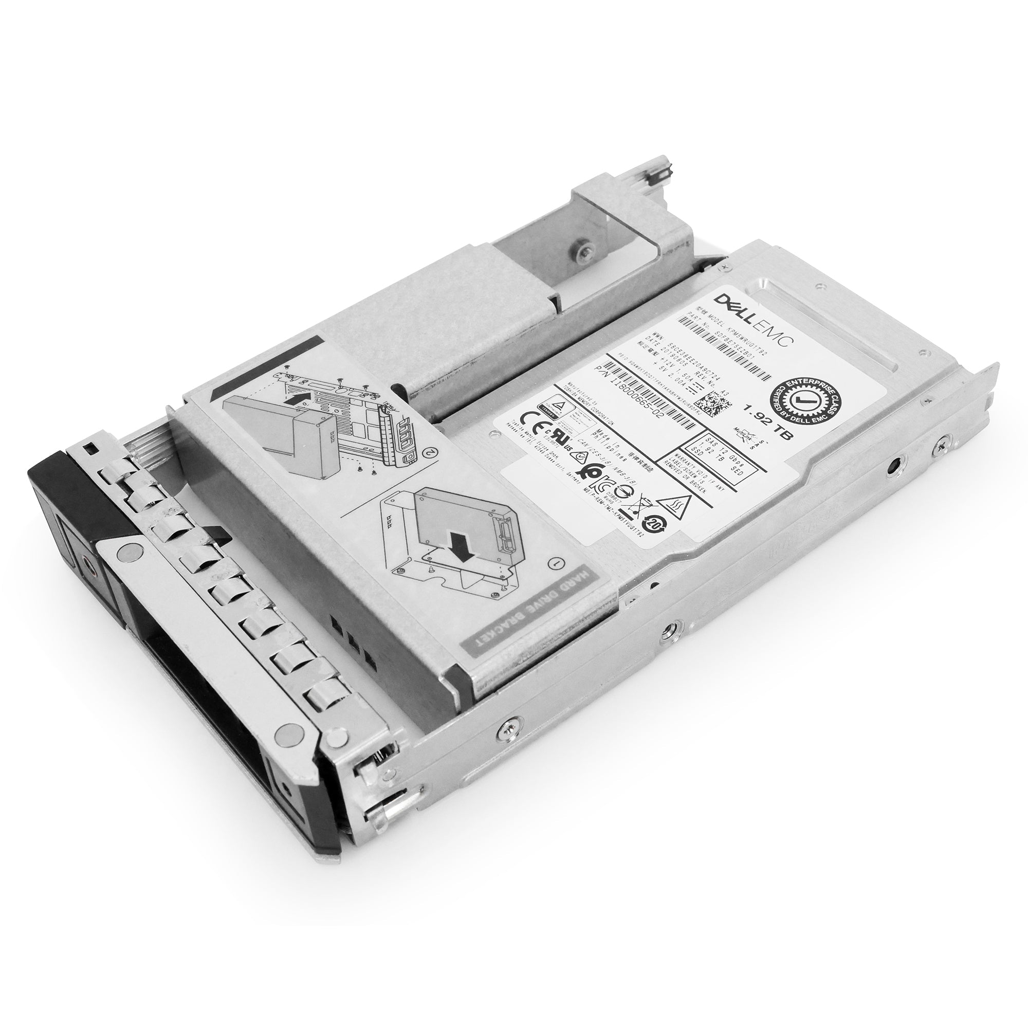 Dell G14 118000665-02 1.92TB 1 DWPD SAS 12Gb/s 3D TLC Hybrid 3.5in Refurbished SSD
