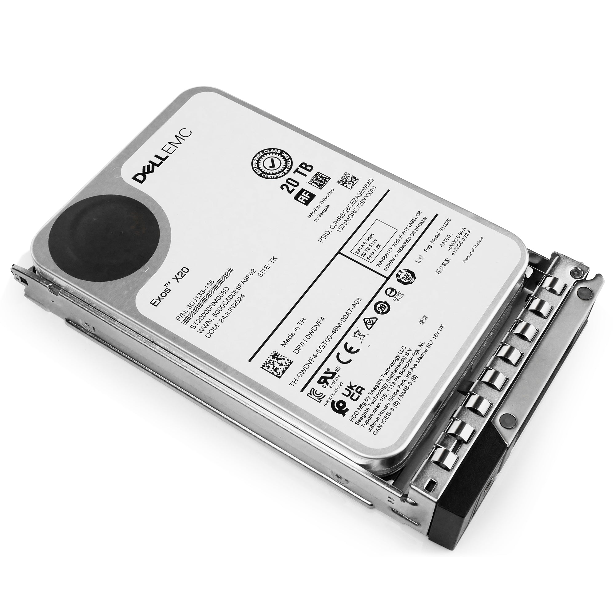 Dell G14 161-BBWG 20TB 7.2K RPM SATA 6Gb/s 512e 3.5in Hard Drive