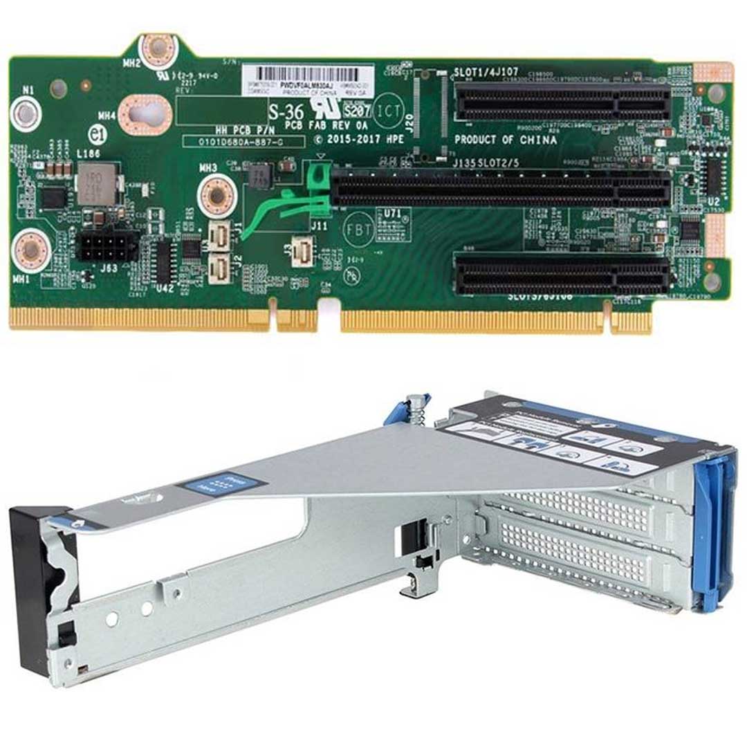 HPE ProLiant Dl380 (G11) 2U x8/X16/X8 Secondary Riser Kit | P48802-B21