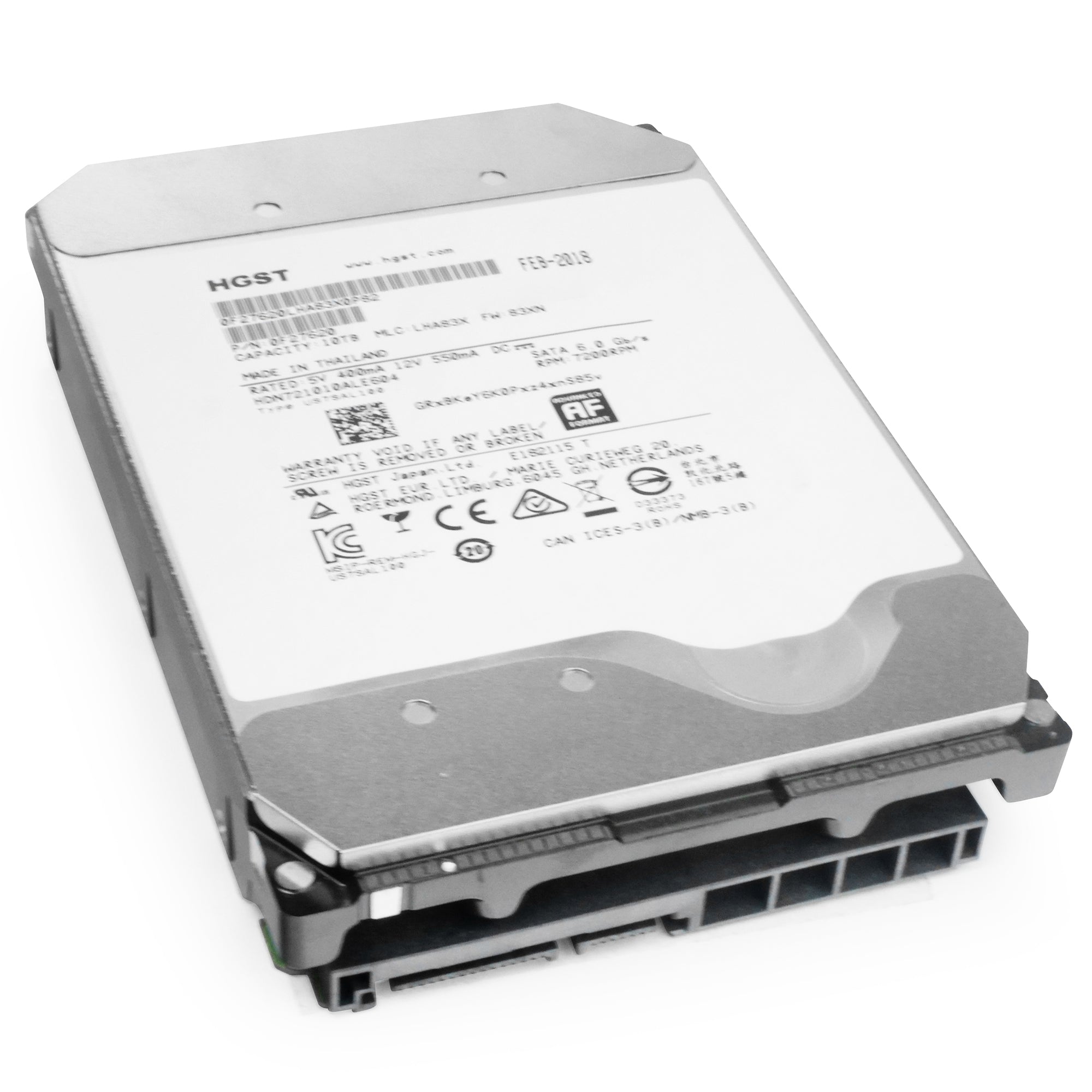 HGST Deskstar NAS HDN721010ALE604 0F27620 10TB 7.2K RPM SATA 6Gb/s 512e 3.5in Refurbished HDD