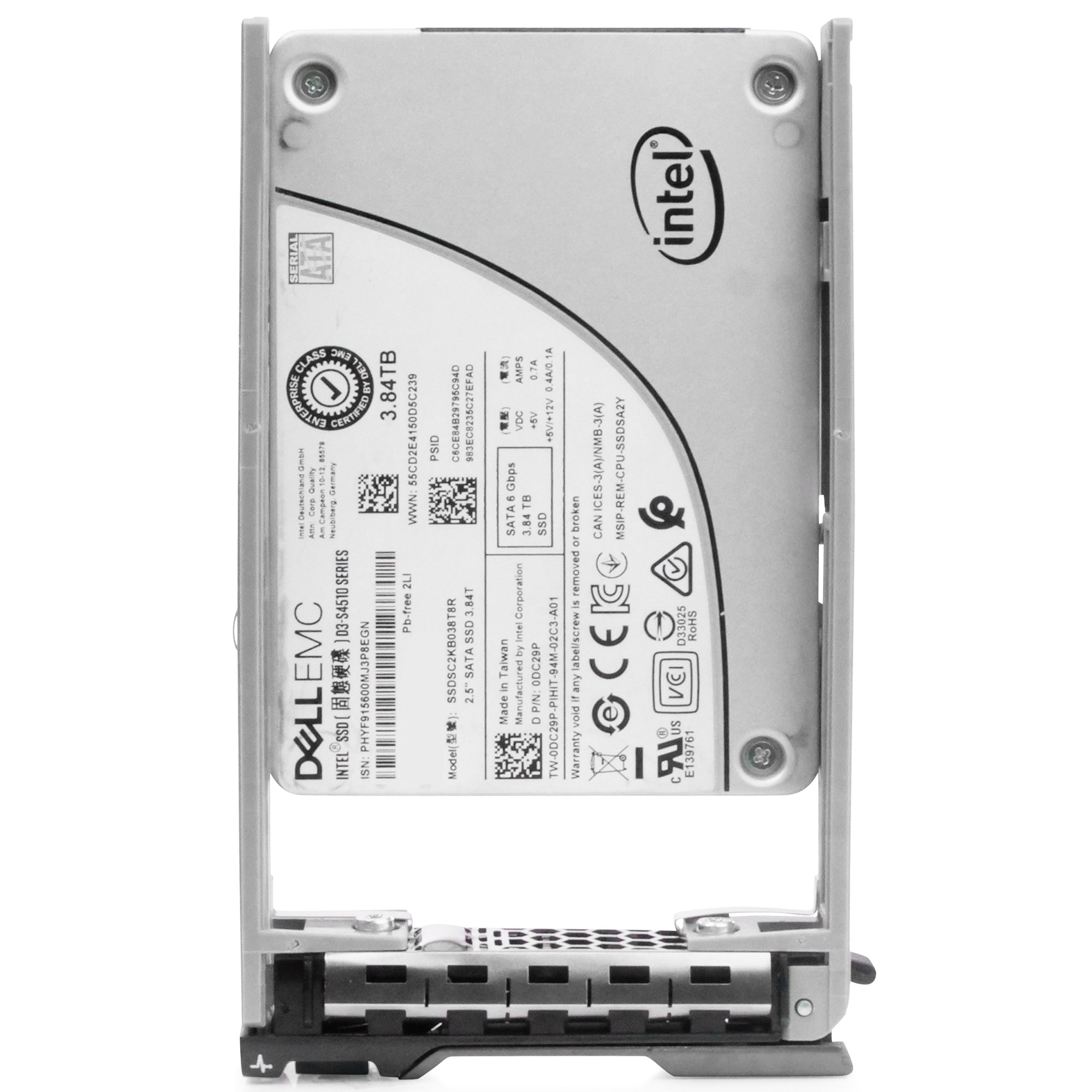 Dell G13 0DC29P 3.84TB SATA 6Gb/s 3D TLC 2.5in Refurbished SSD