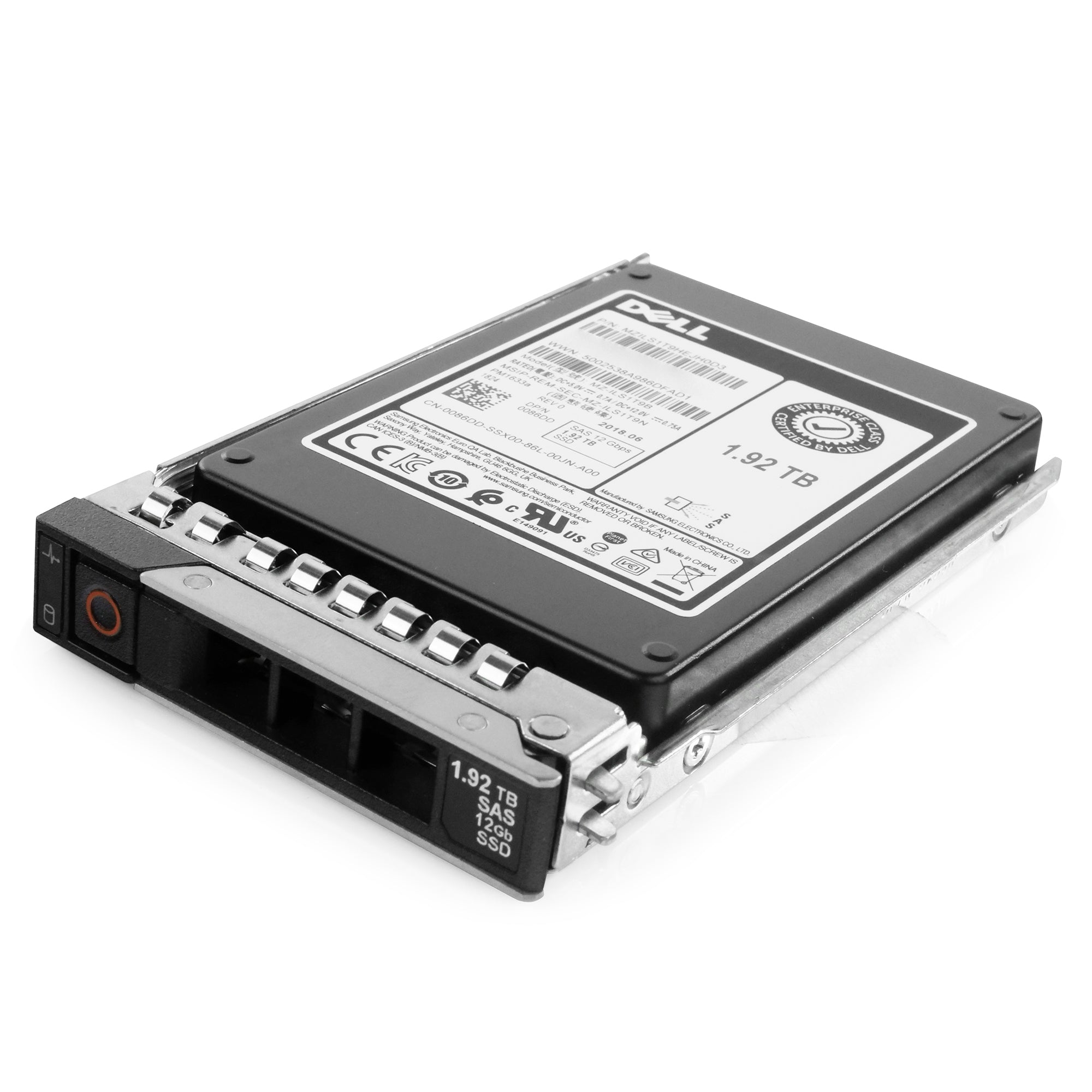 Dell G14 3RC0C 1.92TB 1 DWPD SAS 12Gb/s 3D TLC V-NAND 2.5in Refurbished SSD