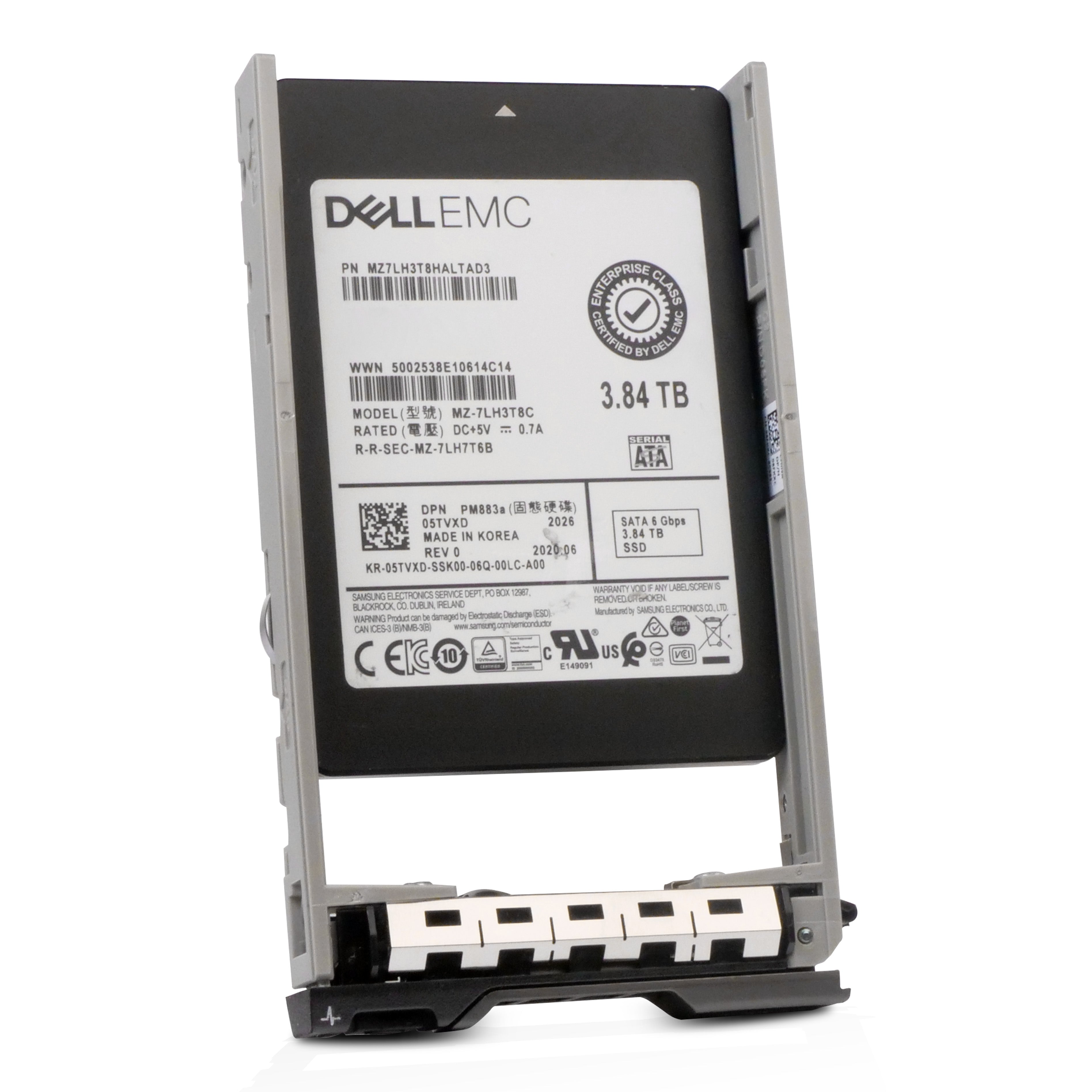 Dell G13 400-BCRU 3.84TB 1 DWPD SATA 6Gb/s 3D TLC 2.5in Refurbished SSD