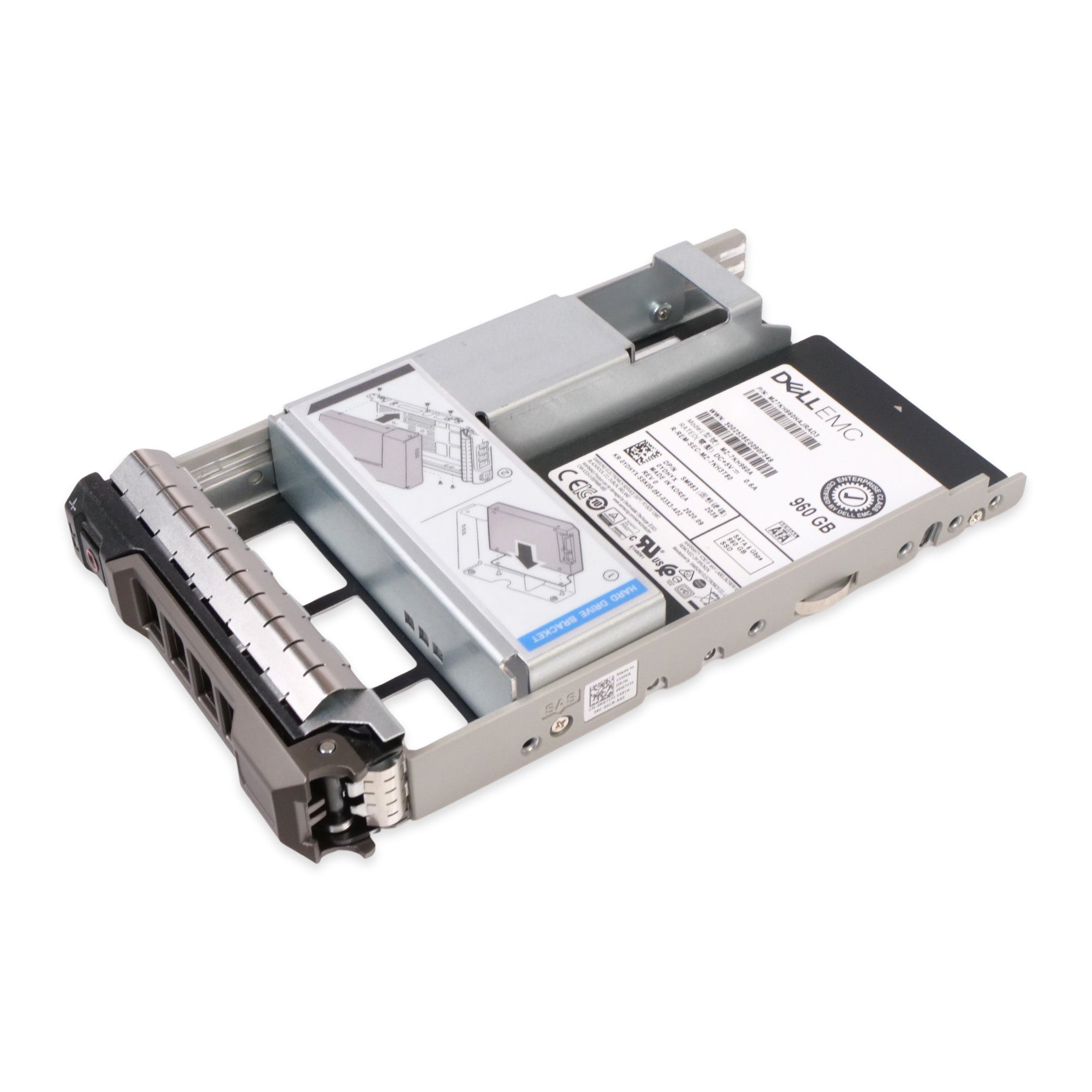 Dell G13 0YDHYX 960GB 3 DPWD SATA 6Gb/s MLC Mixed-Used Hybrid 3.5in Refurbished SSD